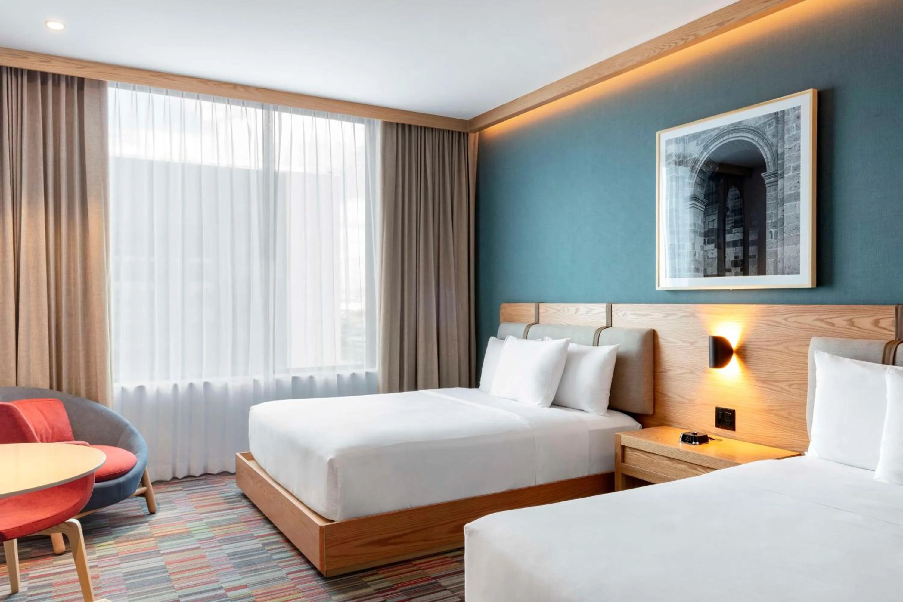 Bed in Hilton Garden Inn Guadalajara Airport