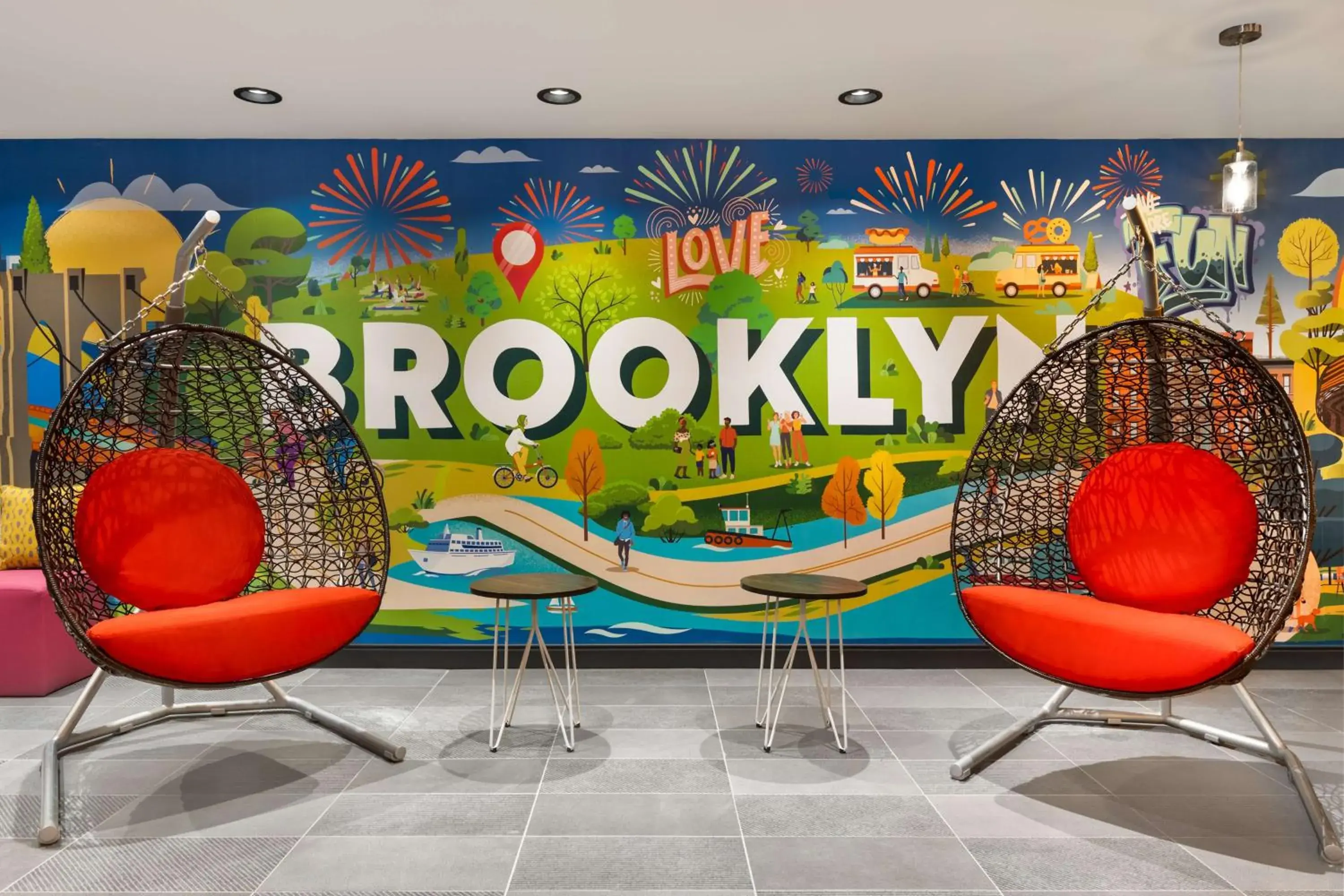 Lobby or reception in Tru By Hilton Brooklyn Lobby or reception in Tru By Hilton Brooklyn