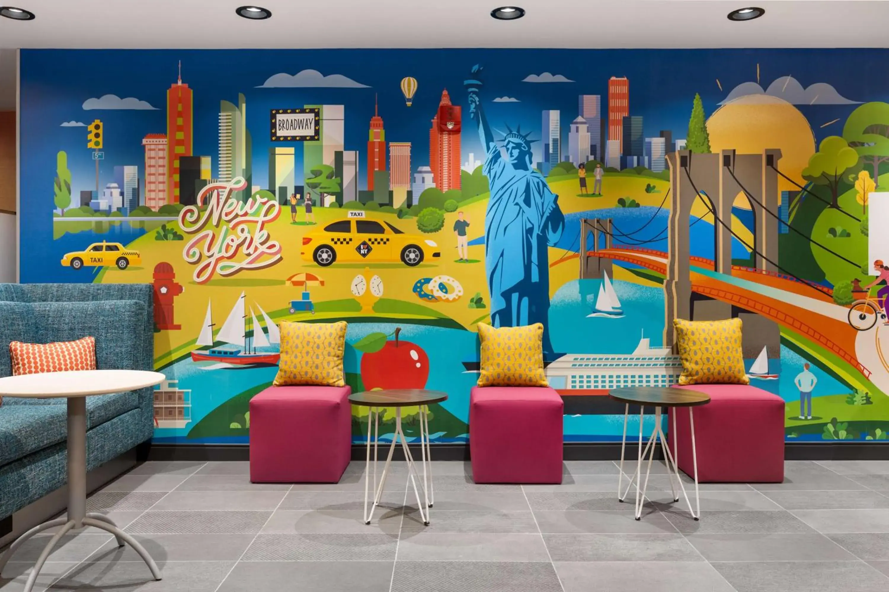 Lobby or reception in Tru By Hilton Brooklyn Lobby or reception in Tru By Hilton Brooklyn