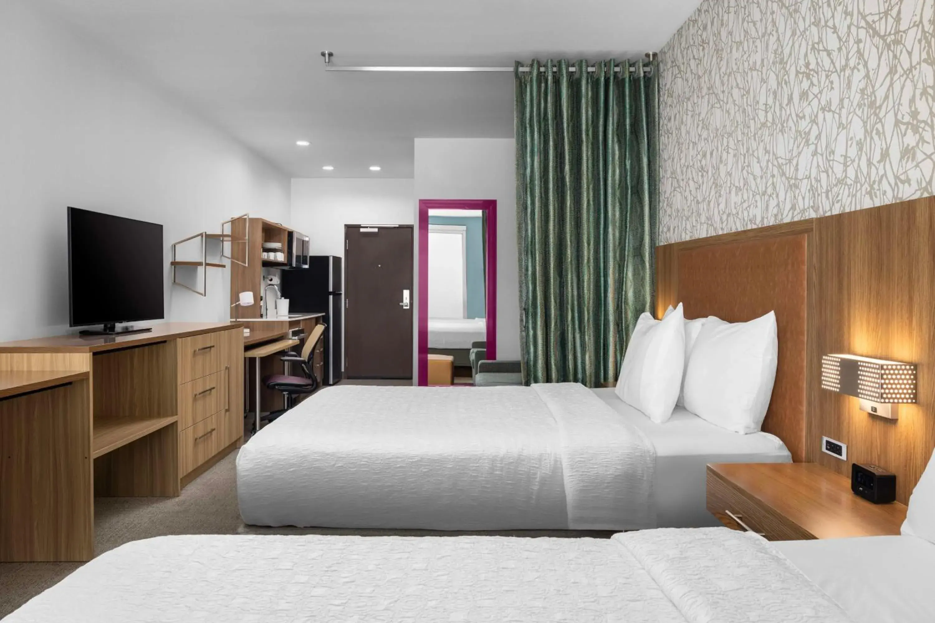 Queen Studio with Two Queen Beds in Home2 Suites By Hilton Phoenix Downtown Queen Studio with Two Queen Beds in Home2 Suites By Hilton Phoenix Downtown