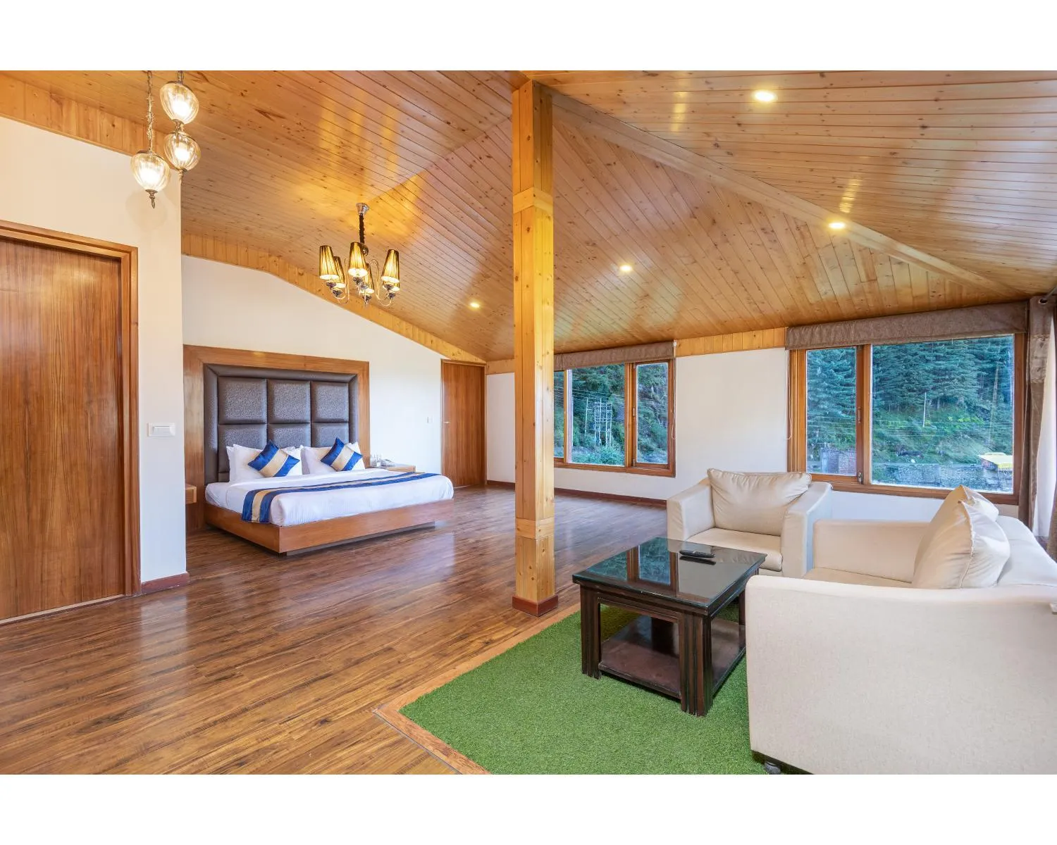 Bed in The Serenity Resort Spa