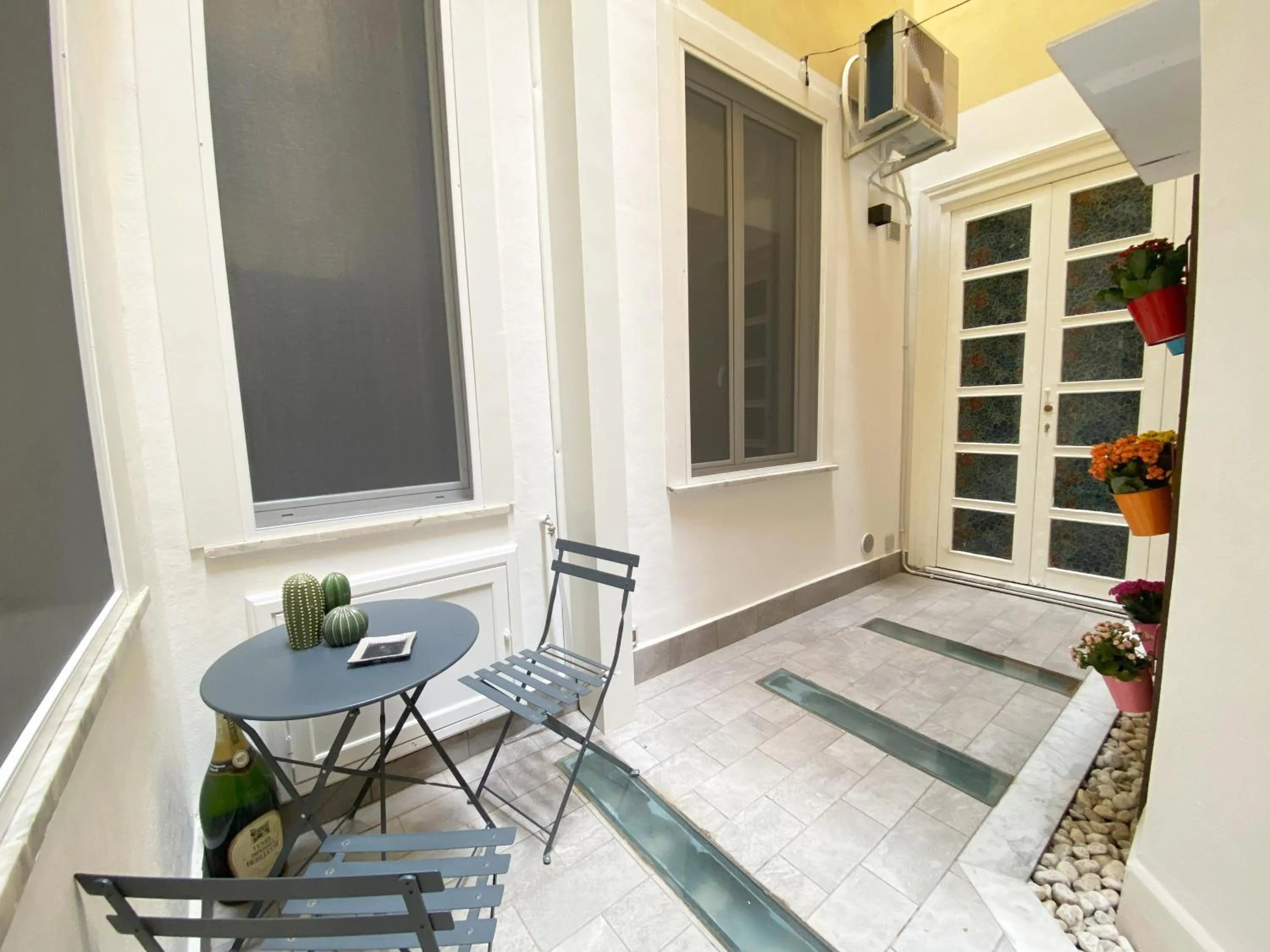 Patio in Kamaffari Central Apartment