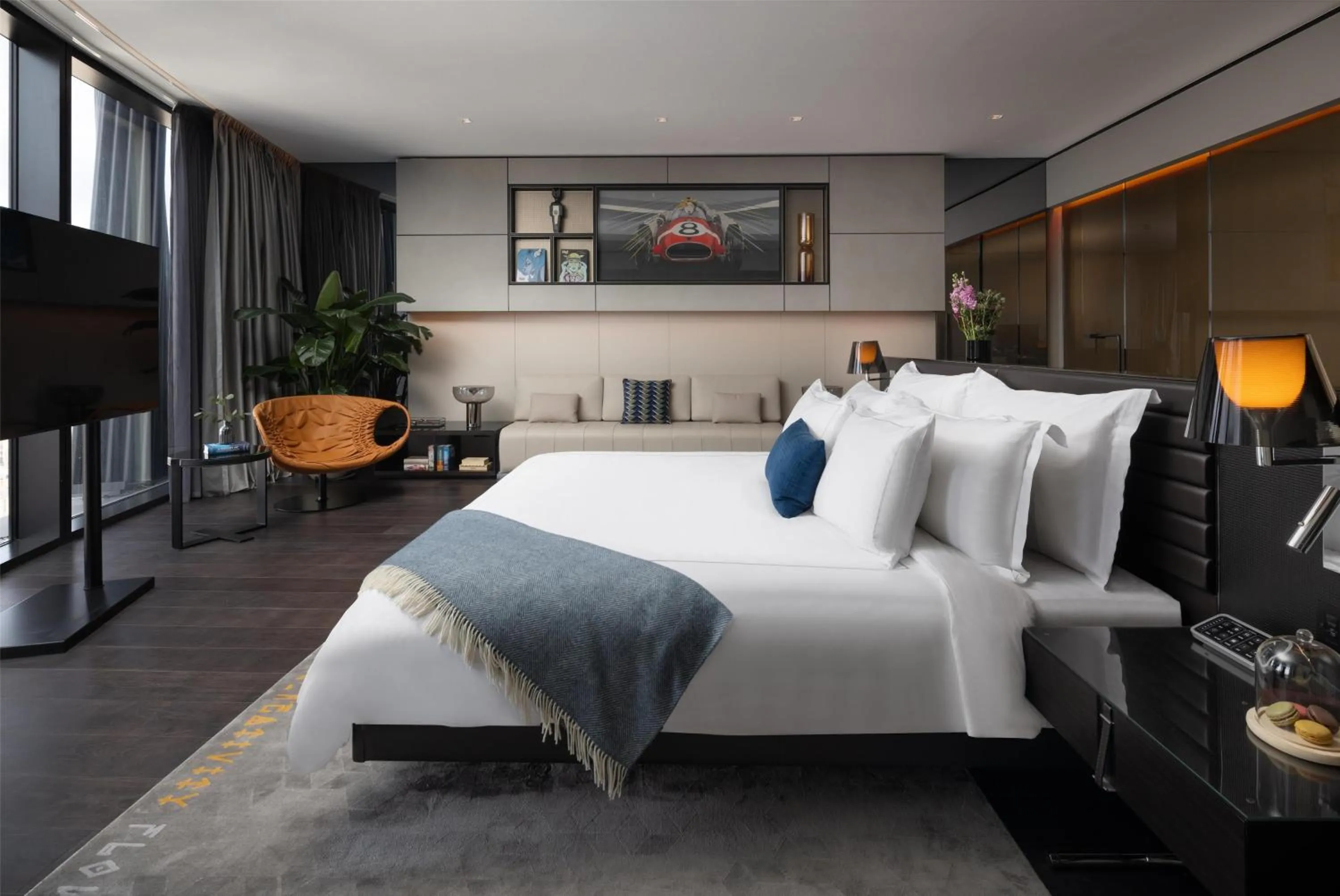 Photo of the whole room, Bed in art'otel London Hoxton