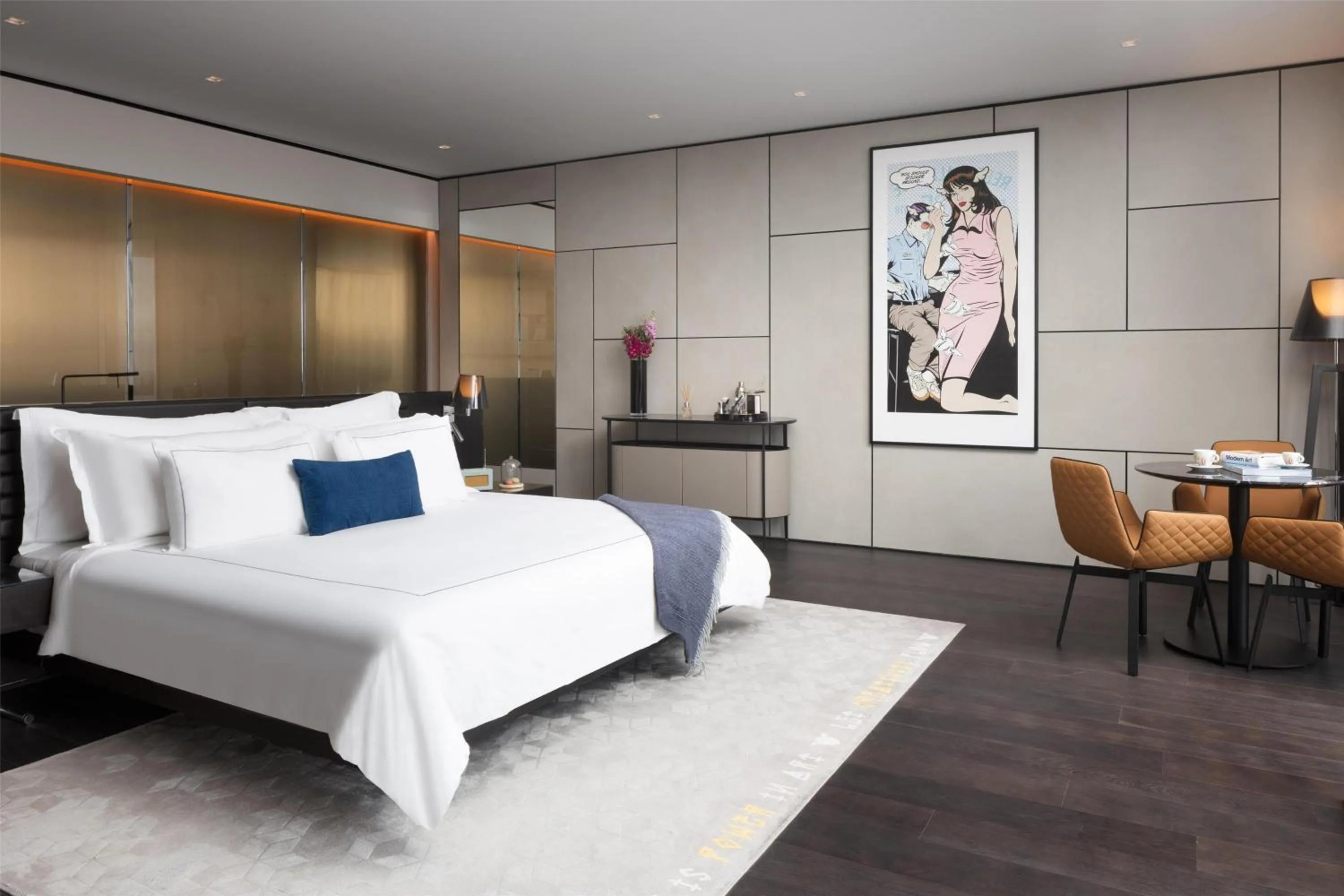 Photo of the whole room, Bed in art'otel London Hoxton