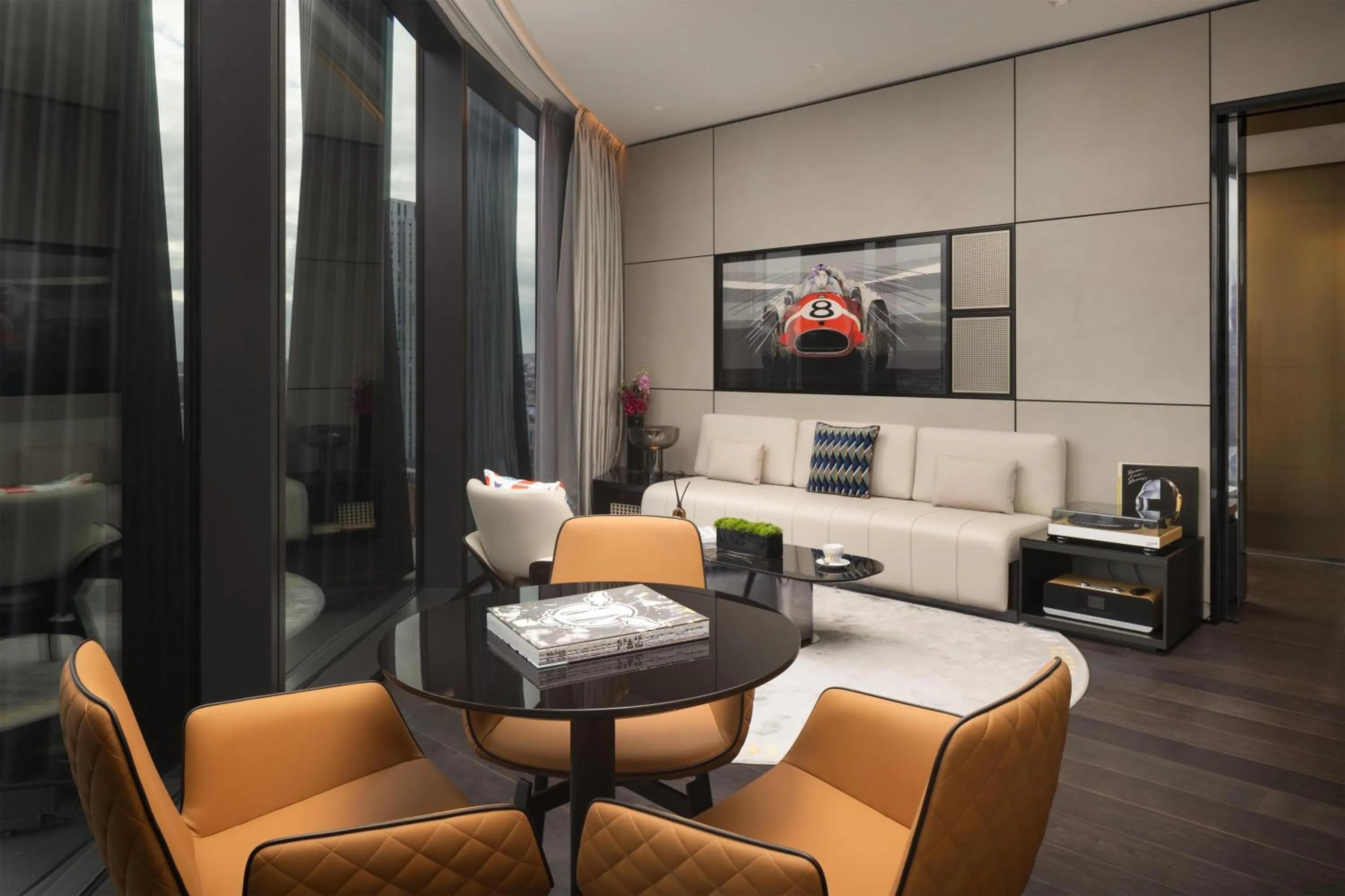 Photo of the whole room in art'otel London Hoxton