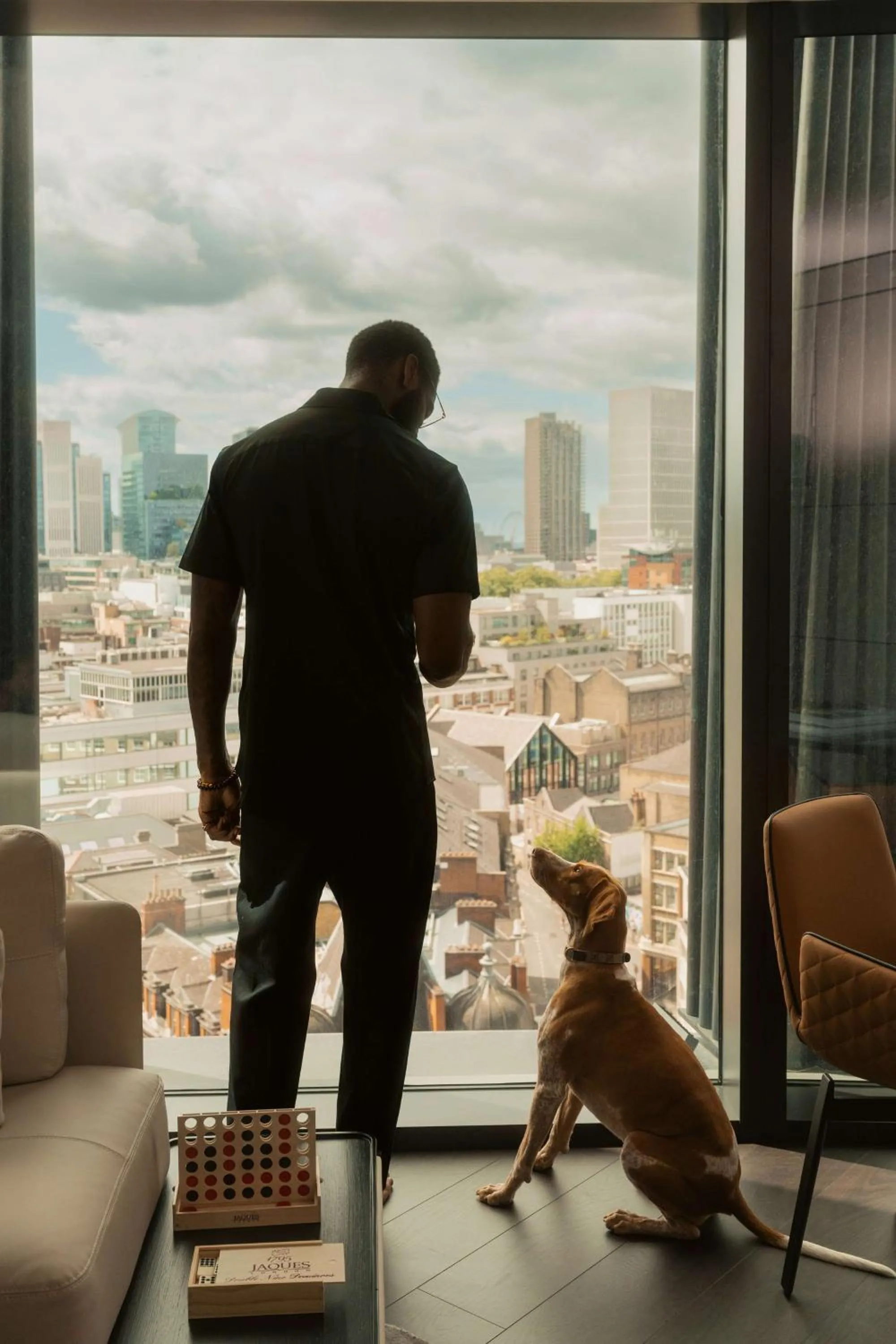 Bedroom in art'otel London Hoxton