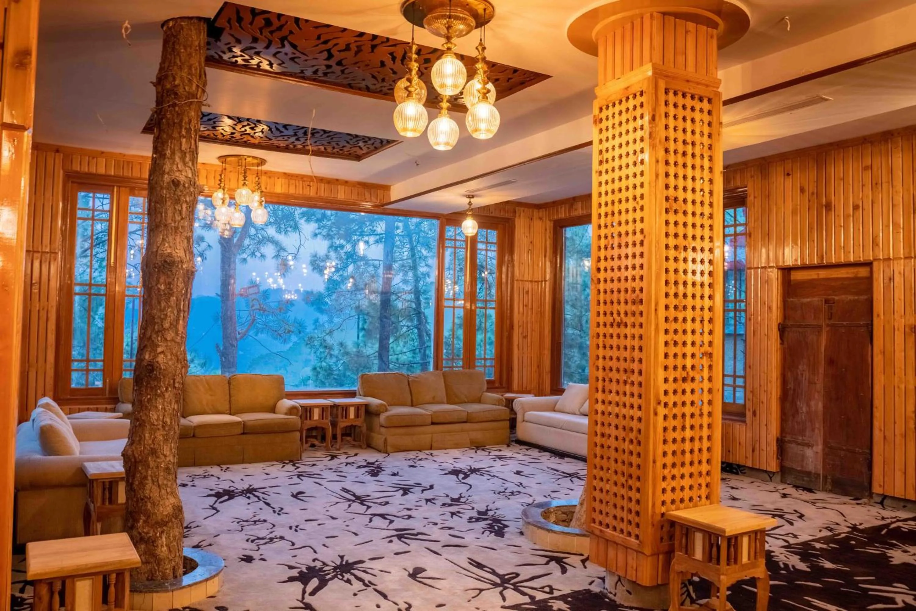 Seating area in Chillaru Spa & Resort