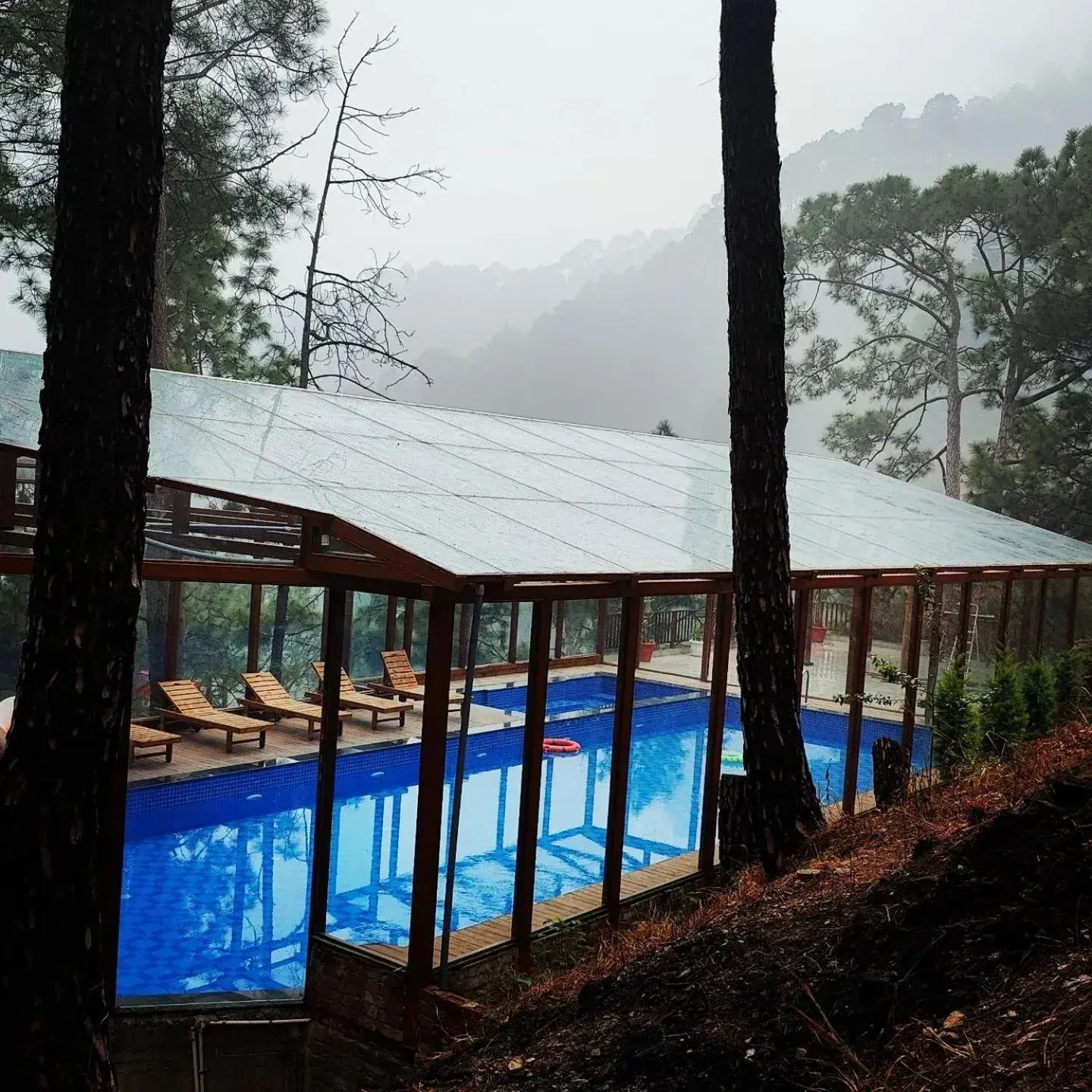 Swimming pool in Chillaru Spa & Resort Swimming pool in Chillaru Spa & Resort