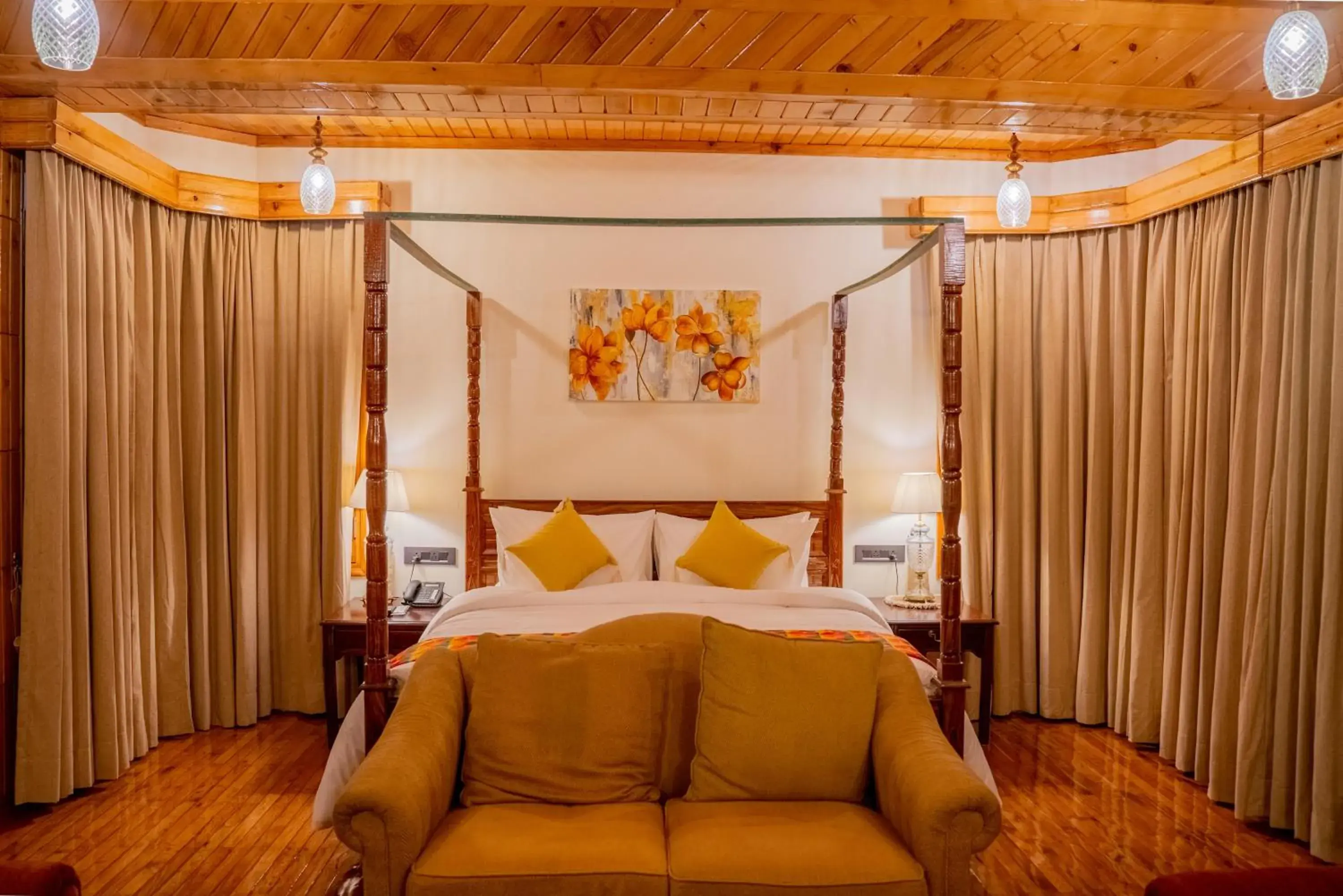 Bed in Chillaru Spa & Resort Bed in Chillaru Spa & Resort