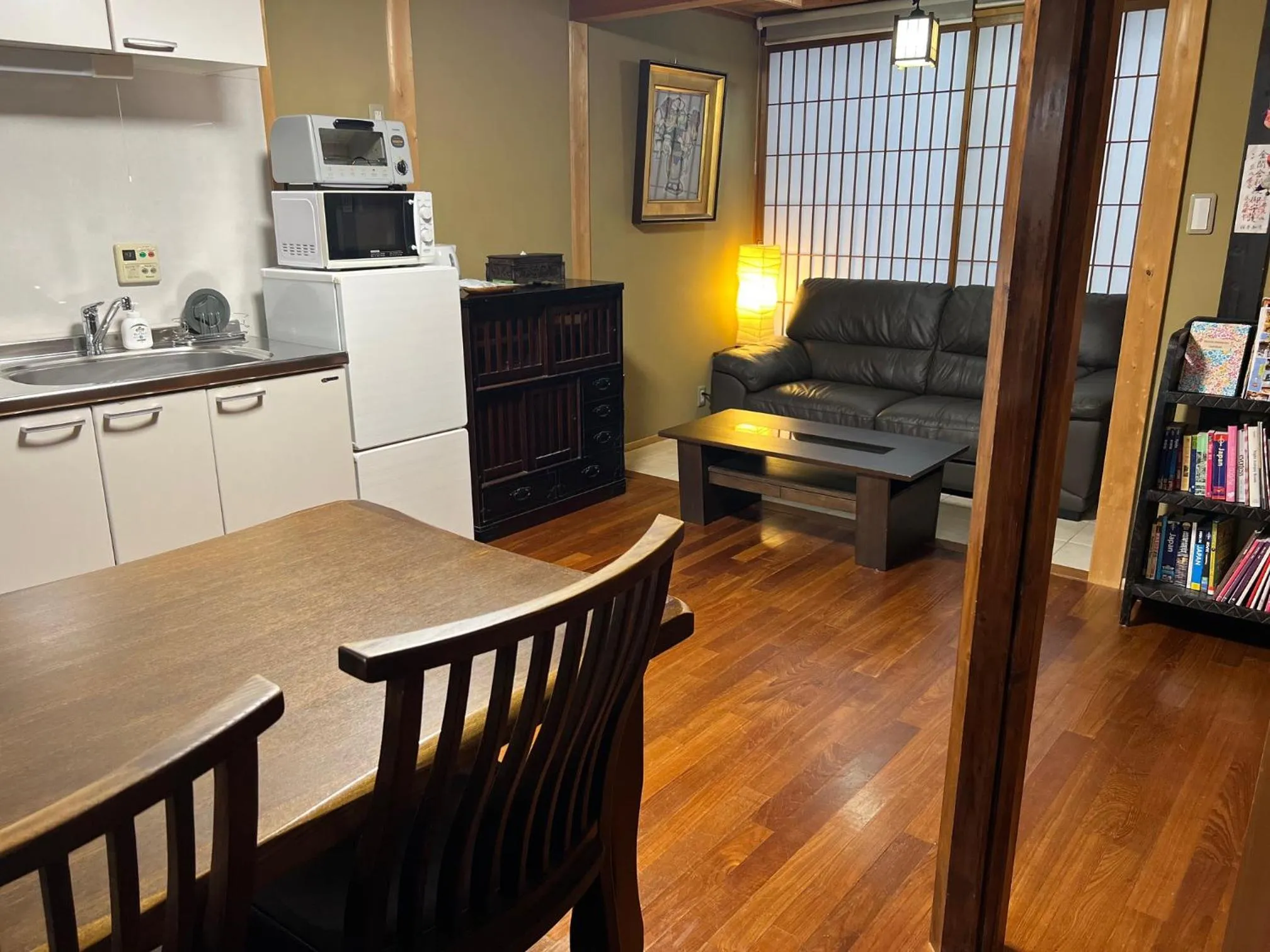 Dining area in Kiyomizu Machiya Inn