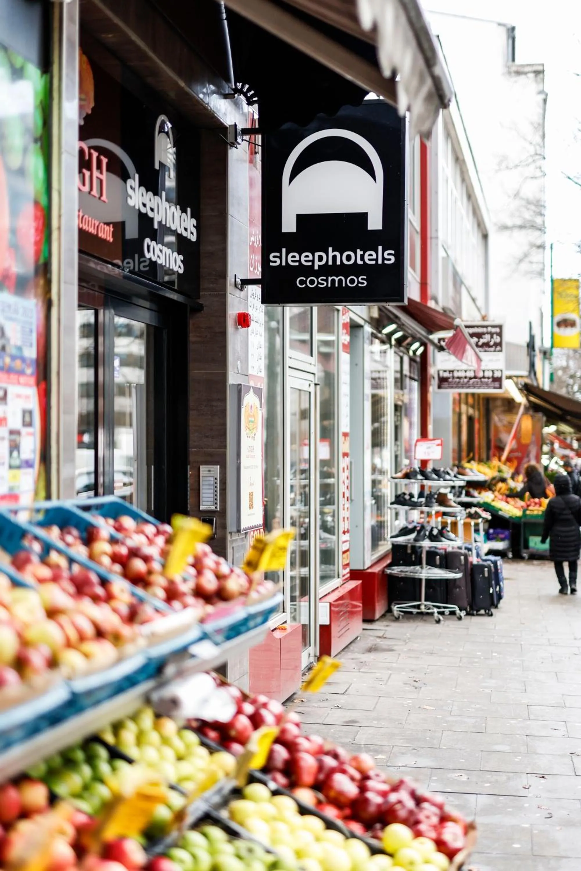 Facade/entrance in Sleephotels Cosmos