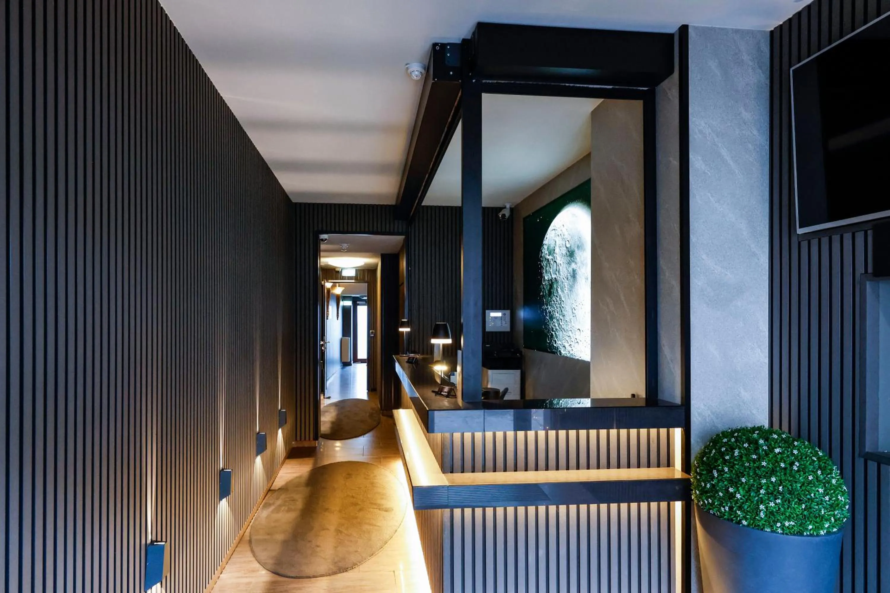 Lobby or reception in Sleephotels Cosmos