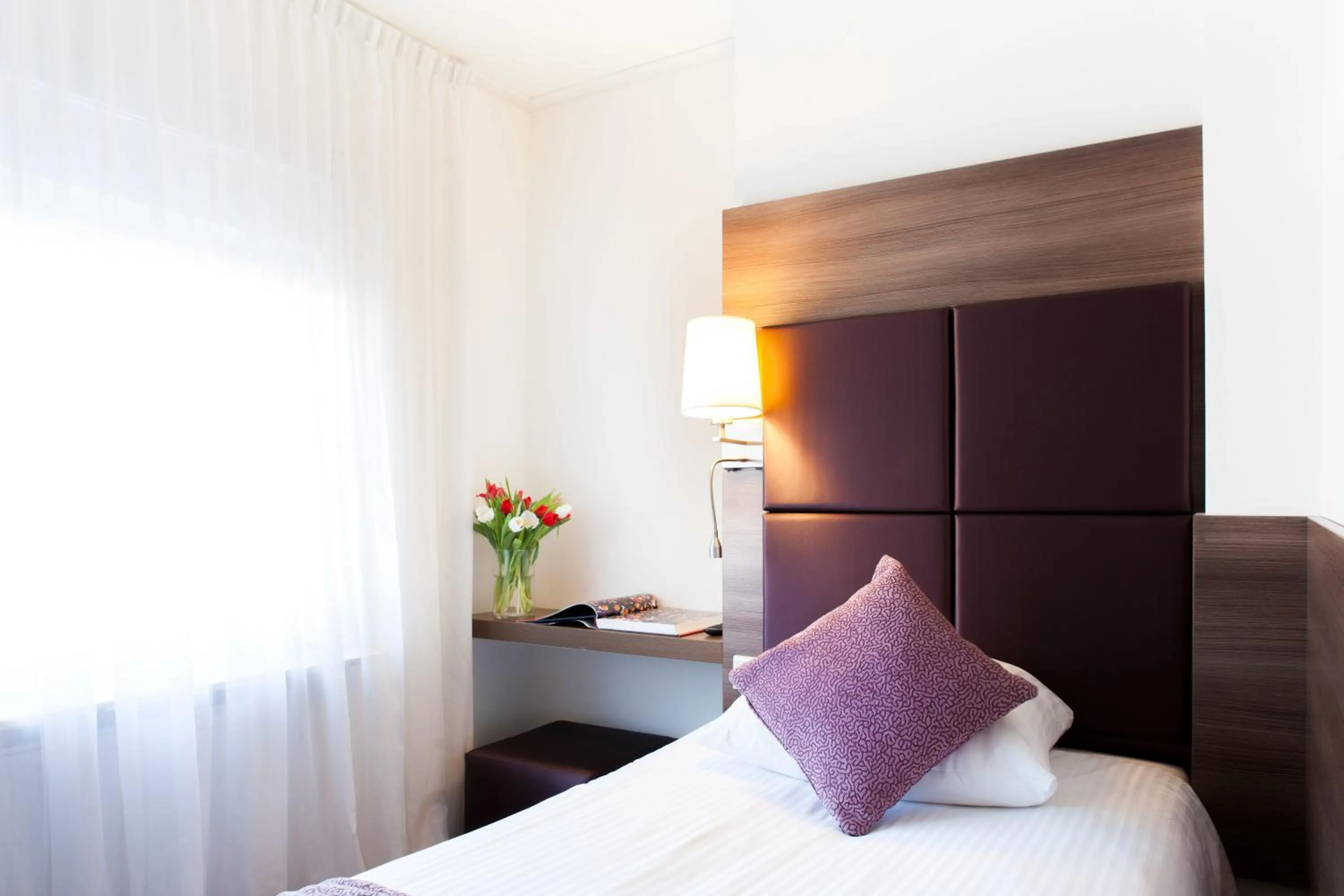 Decorative detail, Bed in Hotel Victorie