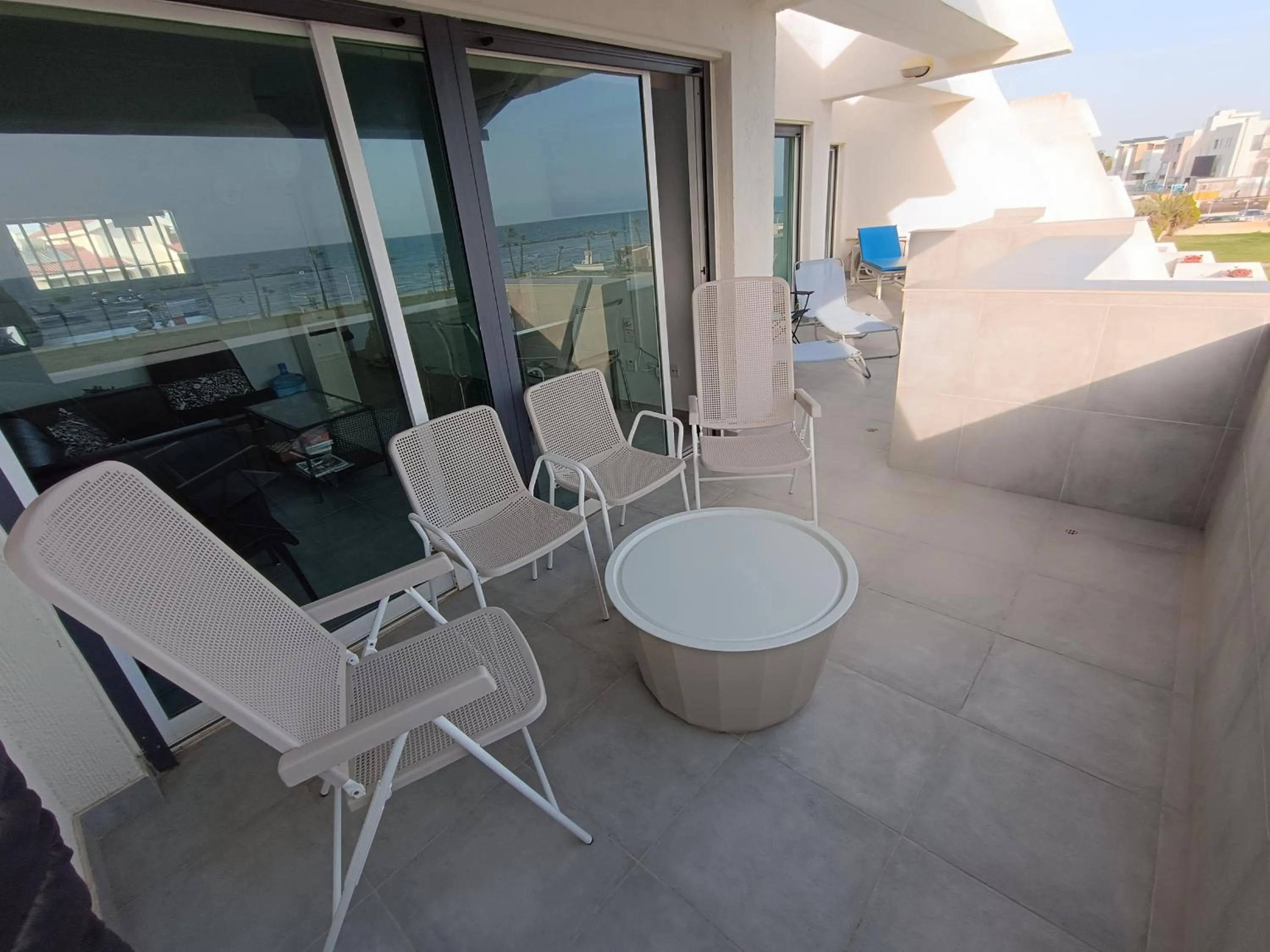 Patio in Julie's beach house