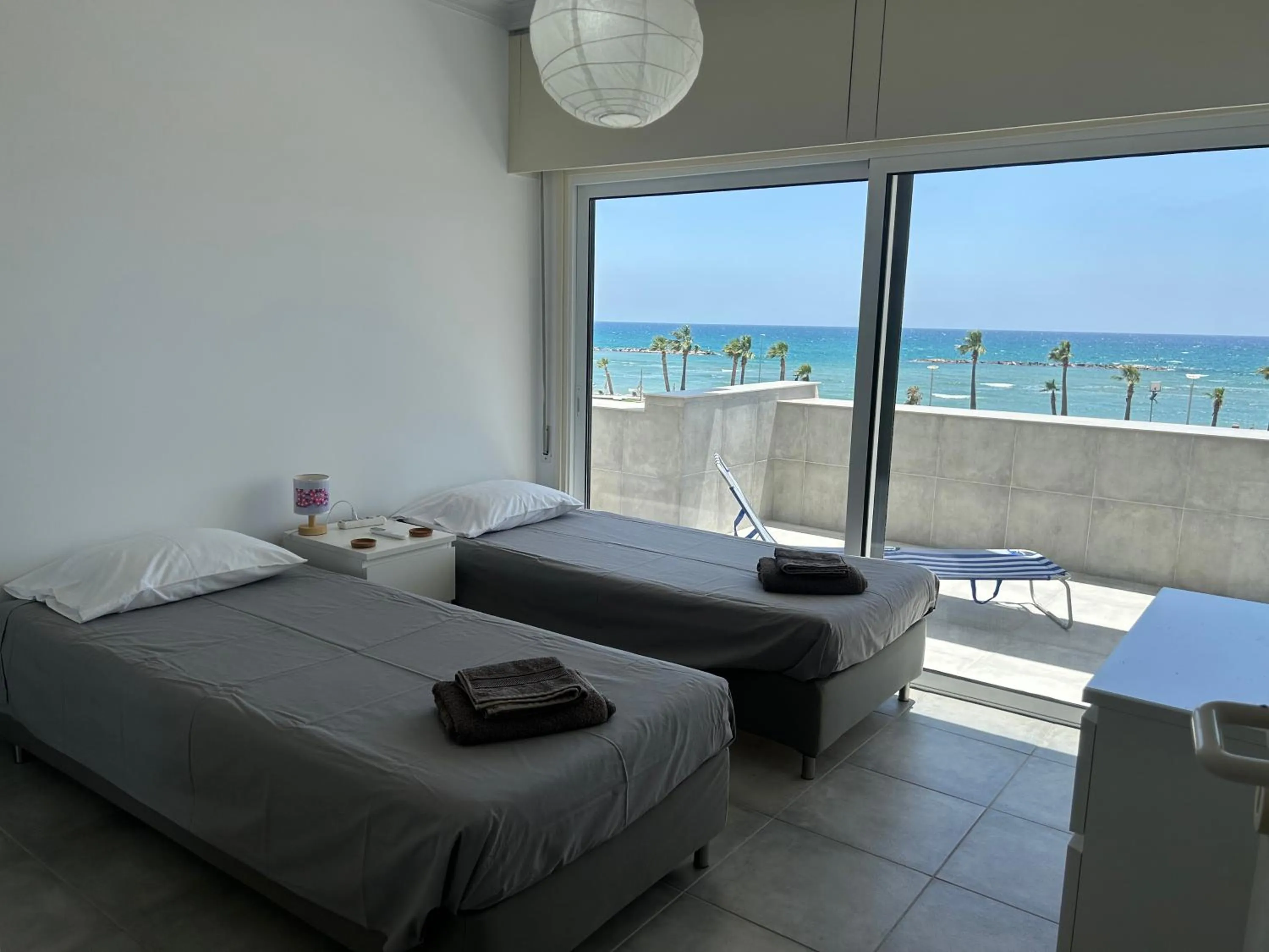 Bed in Julie's beach house