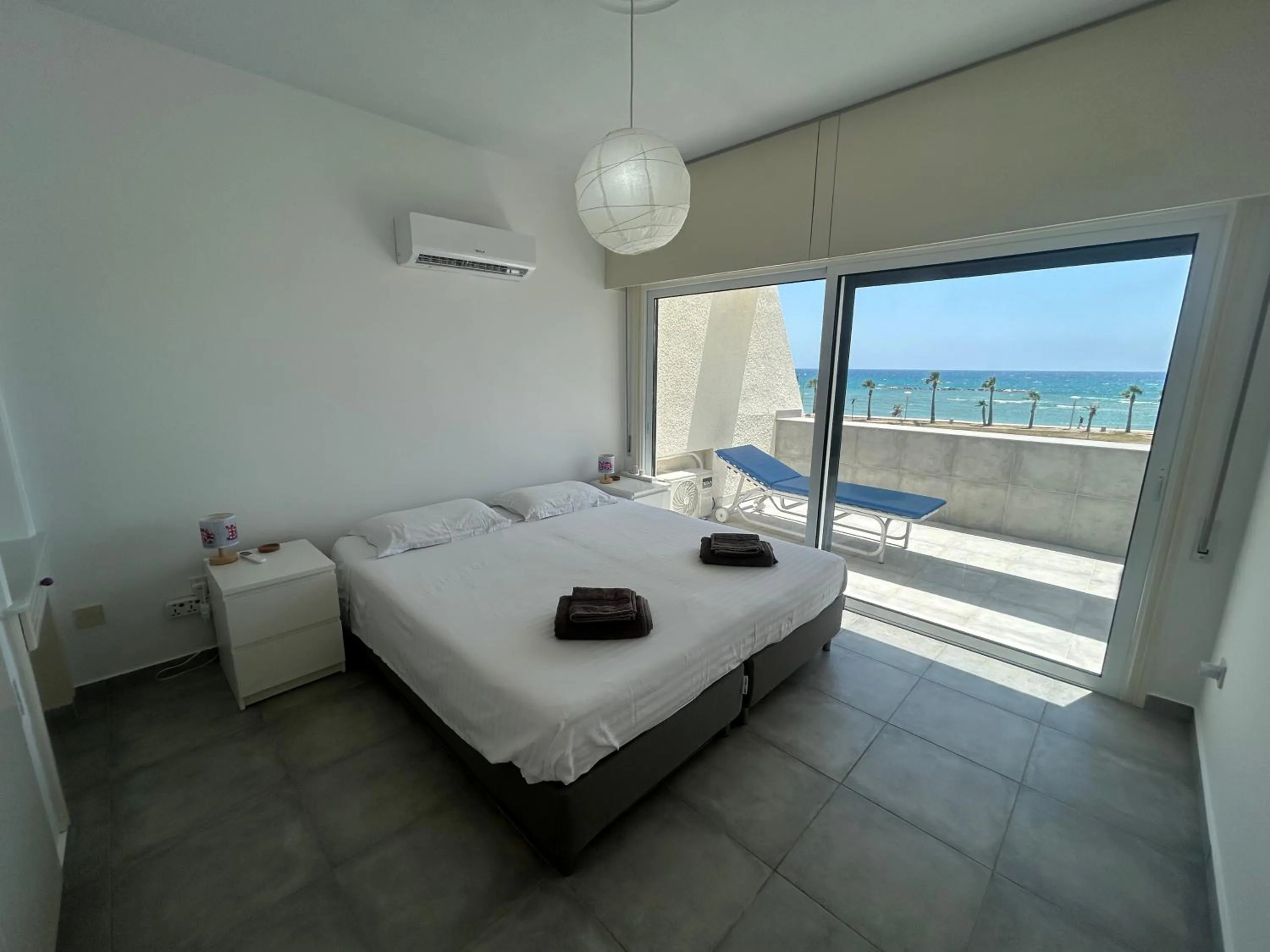 Bed in Julie's beach house