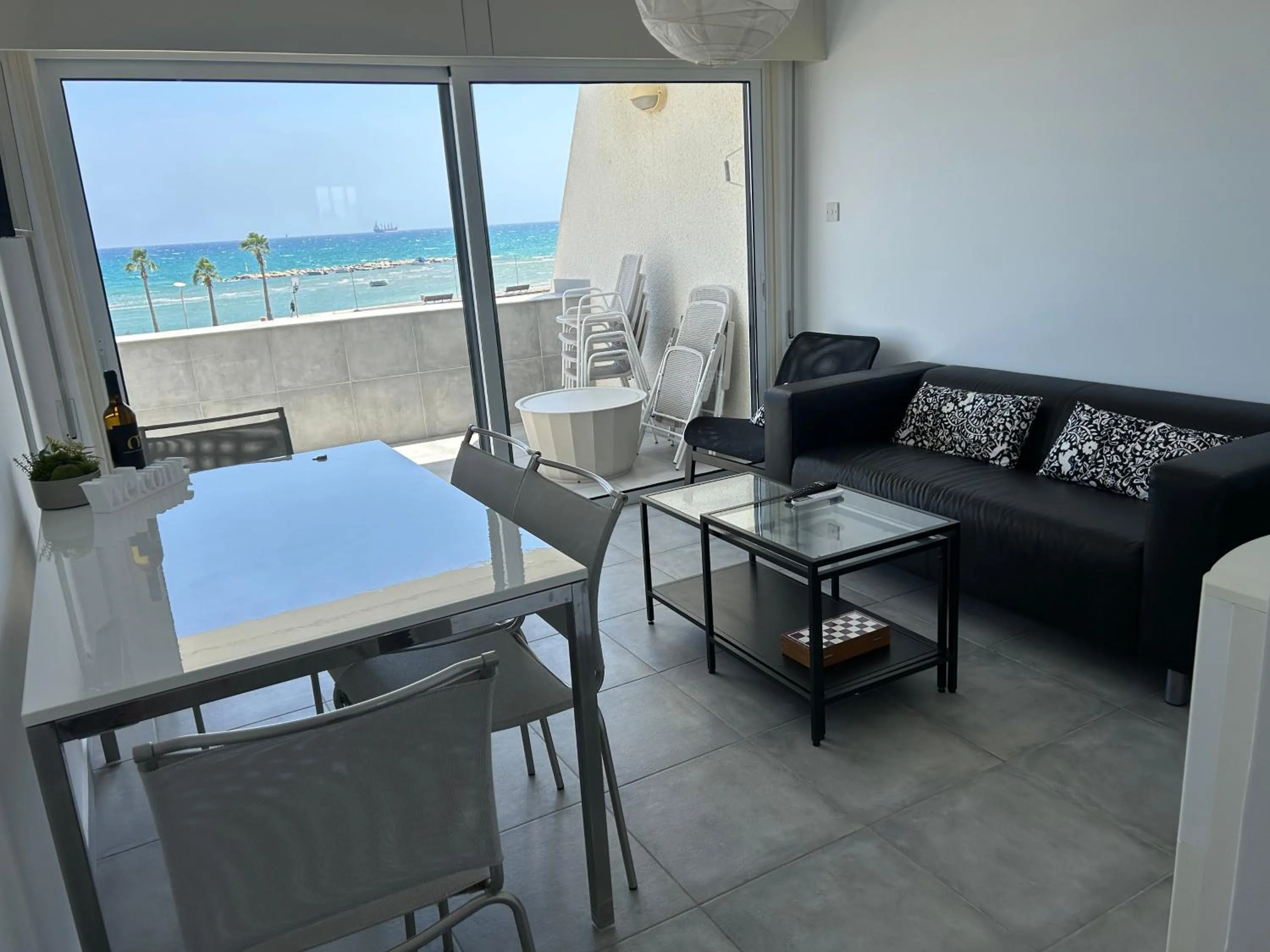 Patio in Julie's beach house