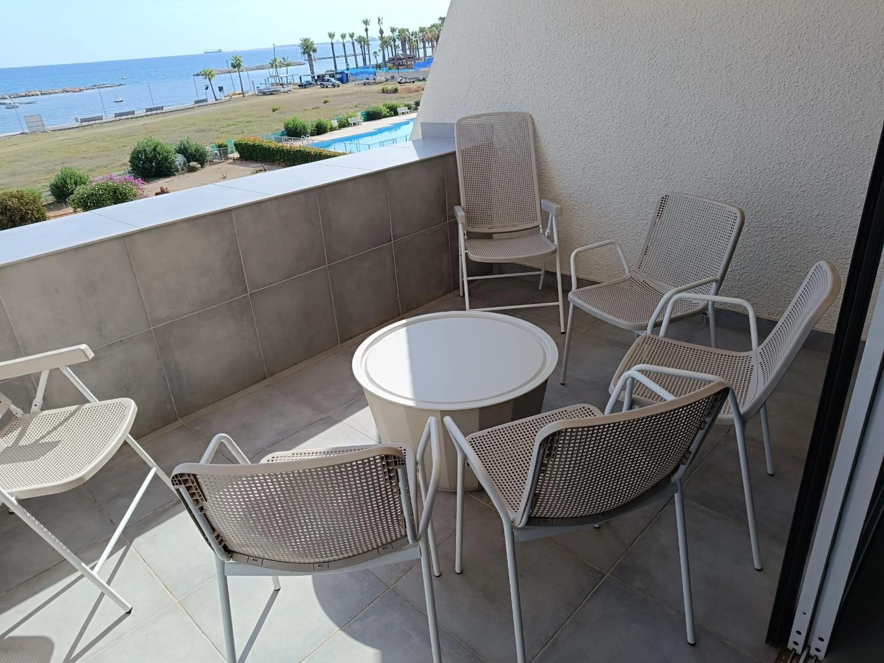 Patio in Julie's beach house