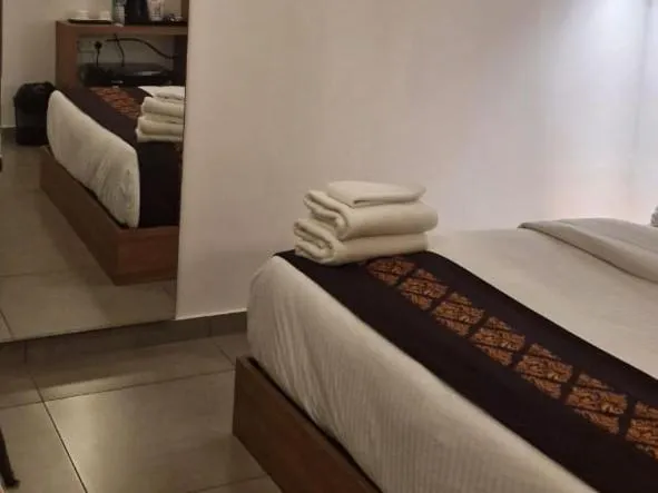 Bed in Leaves Resort Vythiri Wayanad