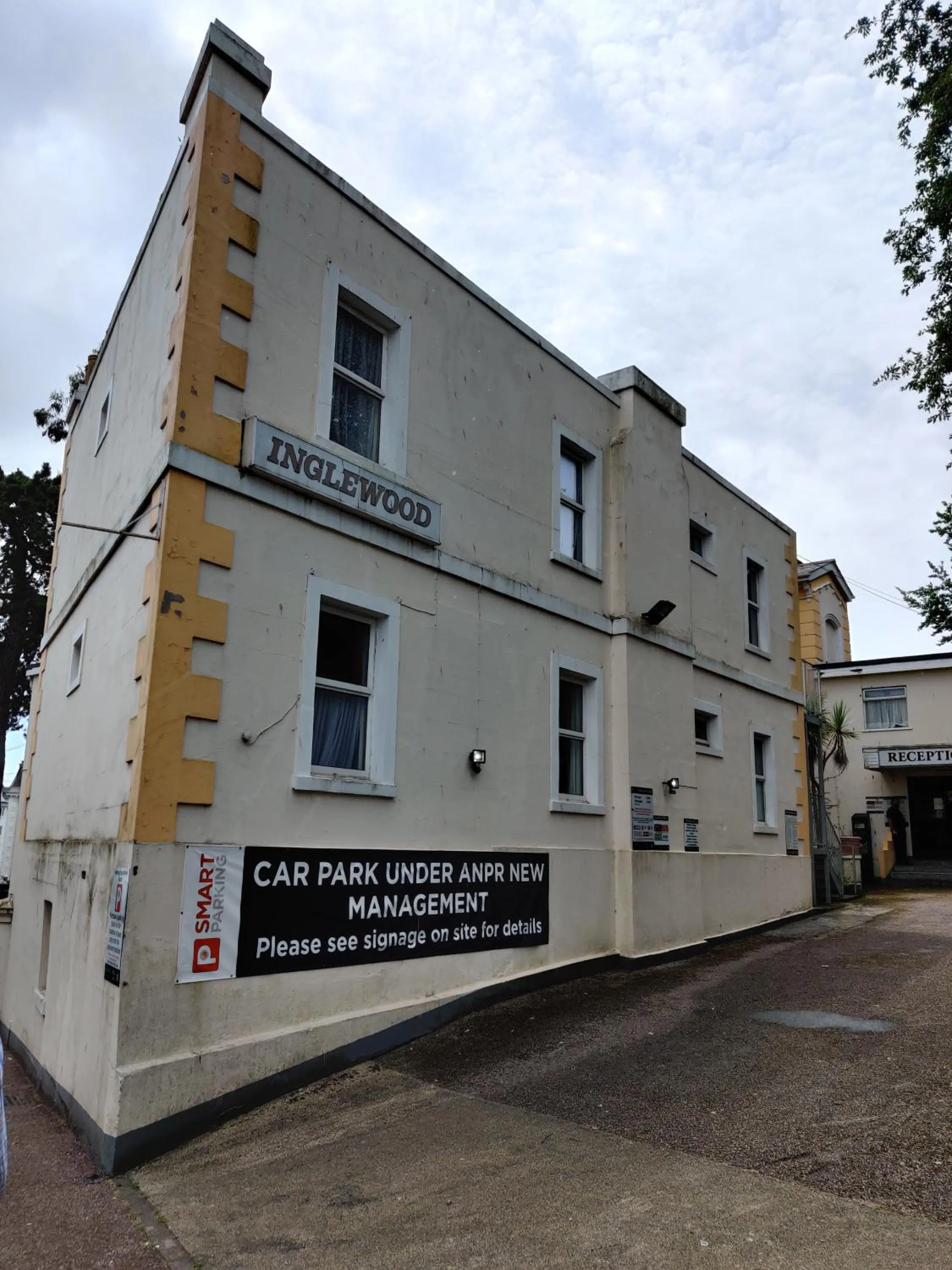 Facade/entrance in Inglewood Palm Hotel, Abbey Sands Torquay