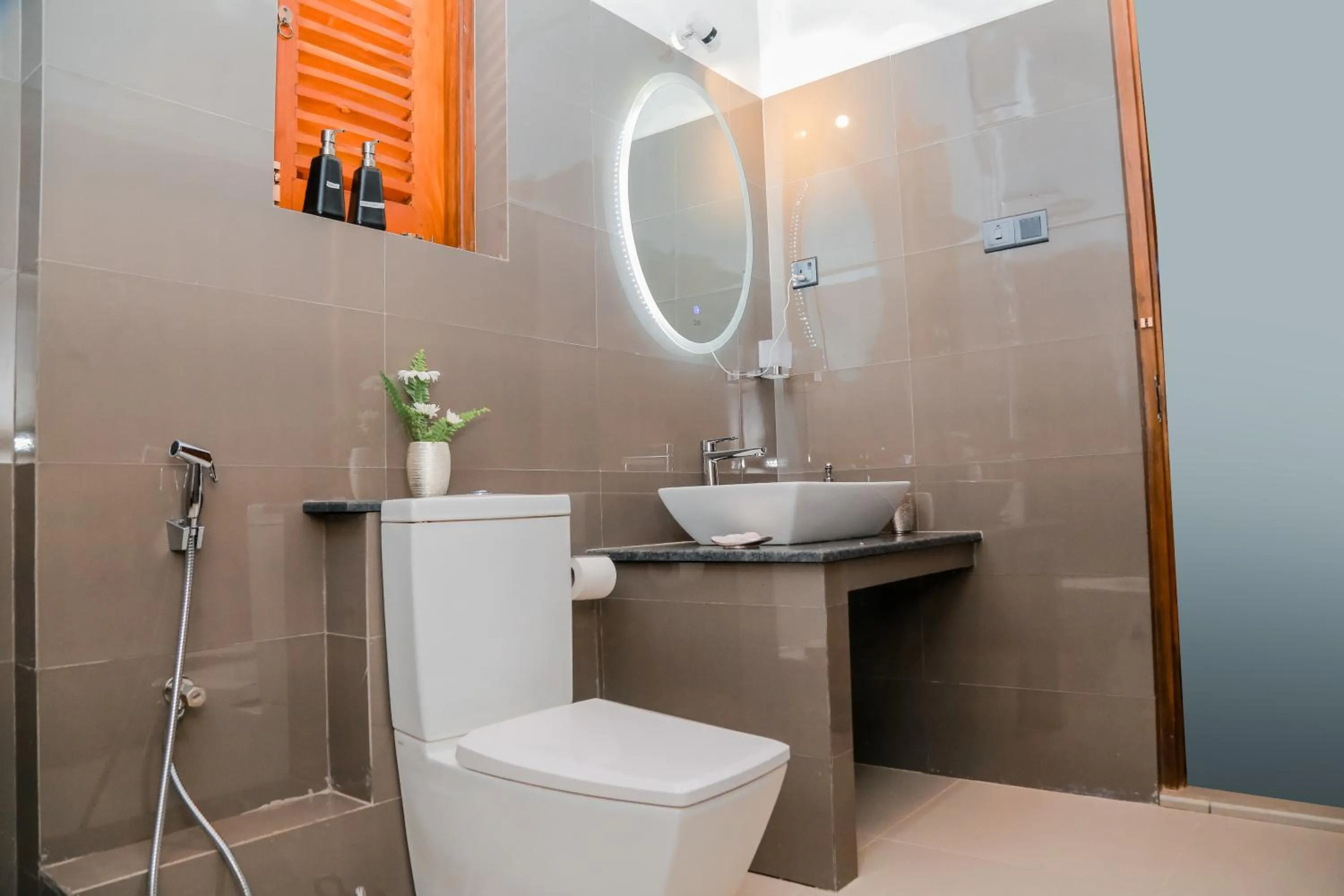 Bathroom in Golden Shower Inn