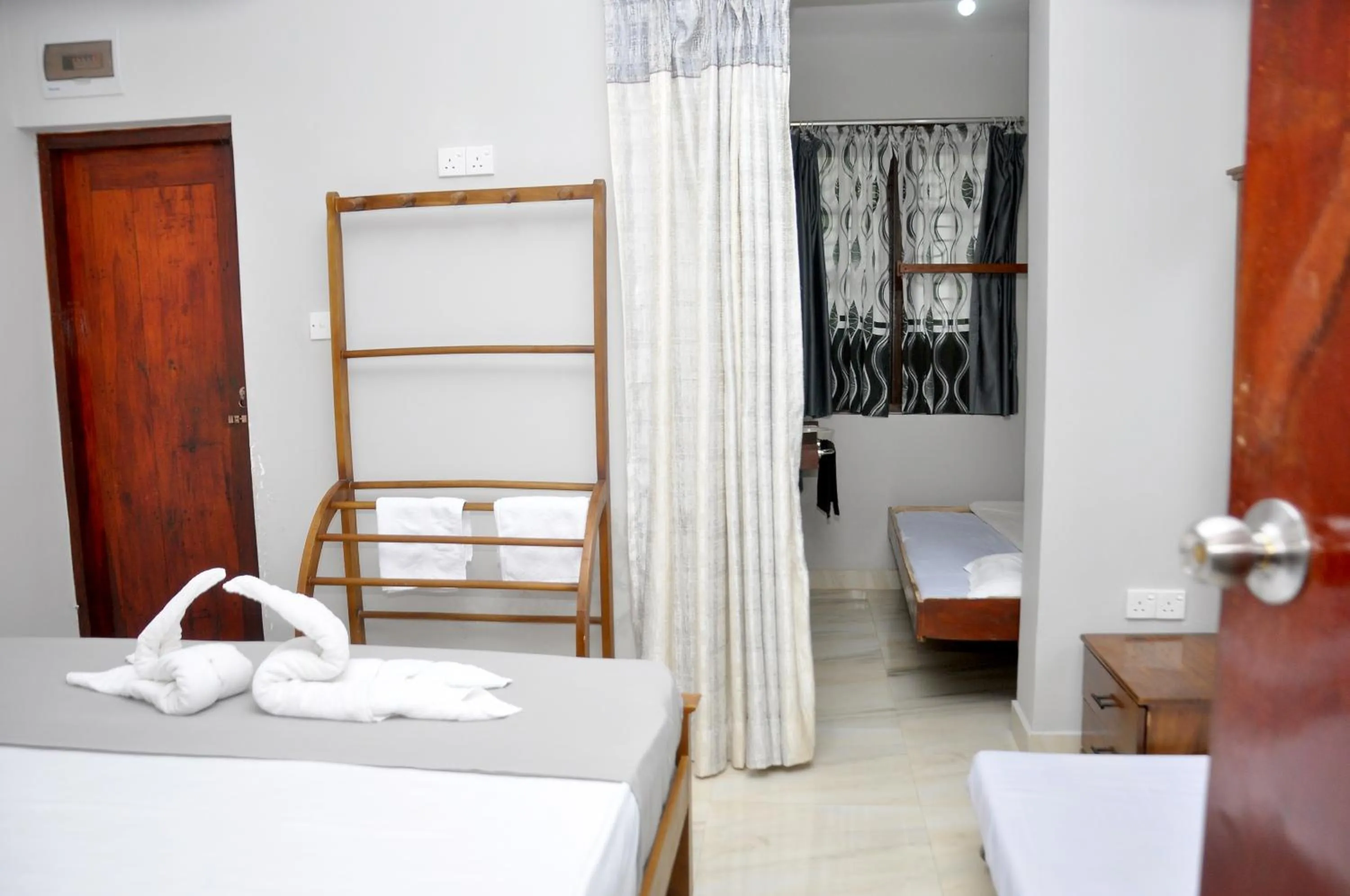 Bed in Golden Shower Inn