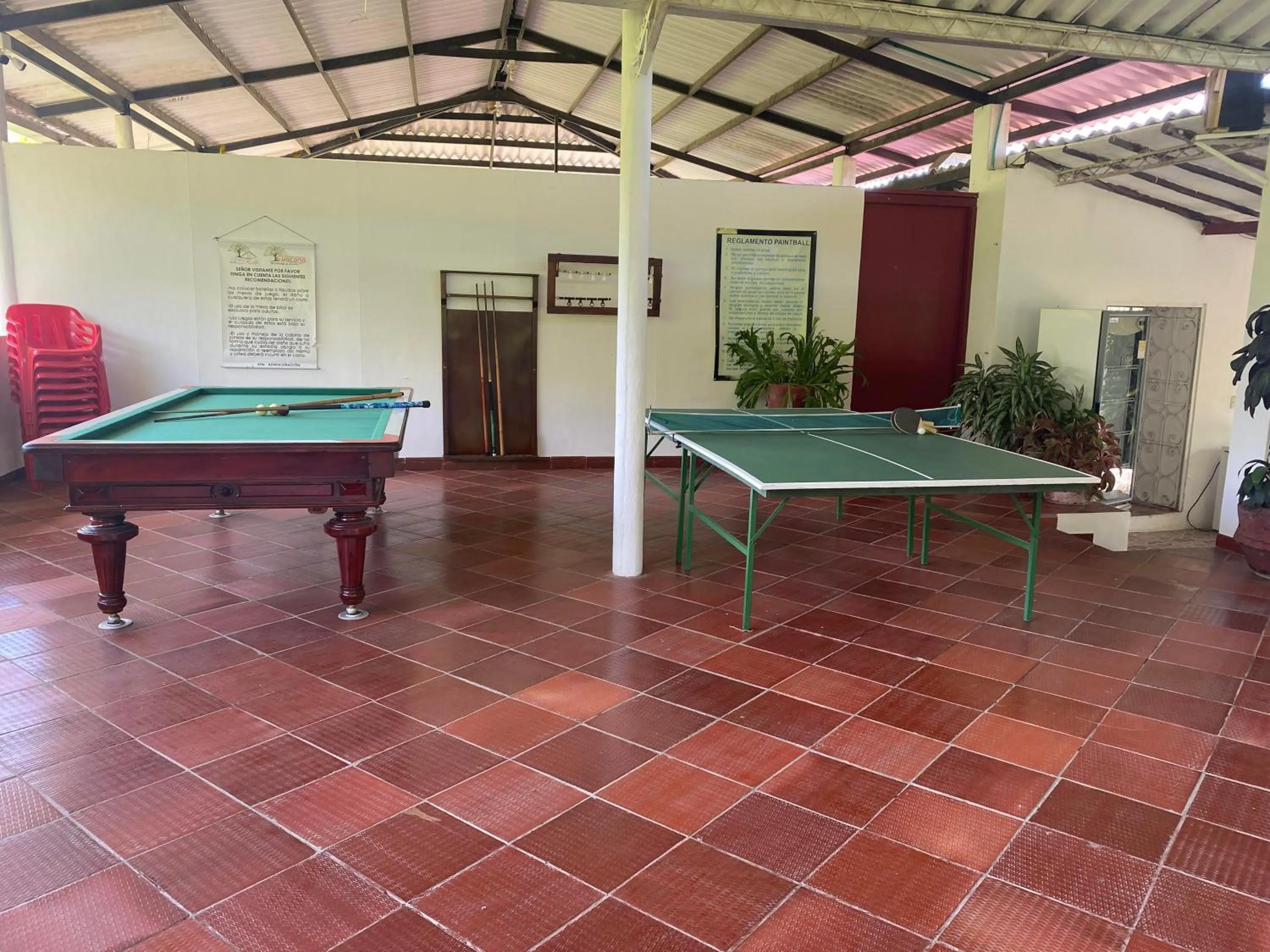 Game Room in Finca Hotel Villaruth