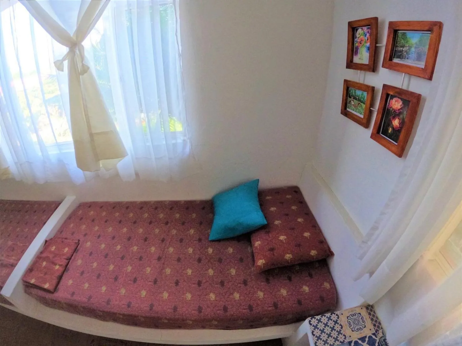 Bed in Finca Hotel Villaruth