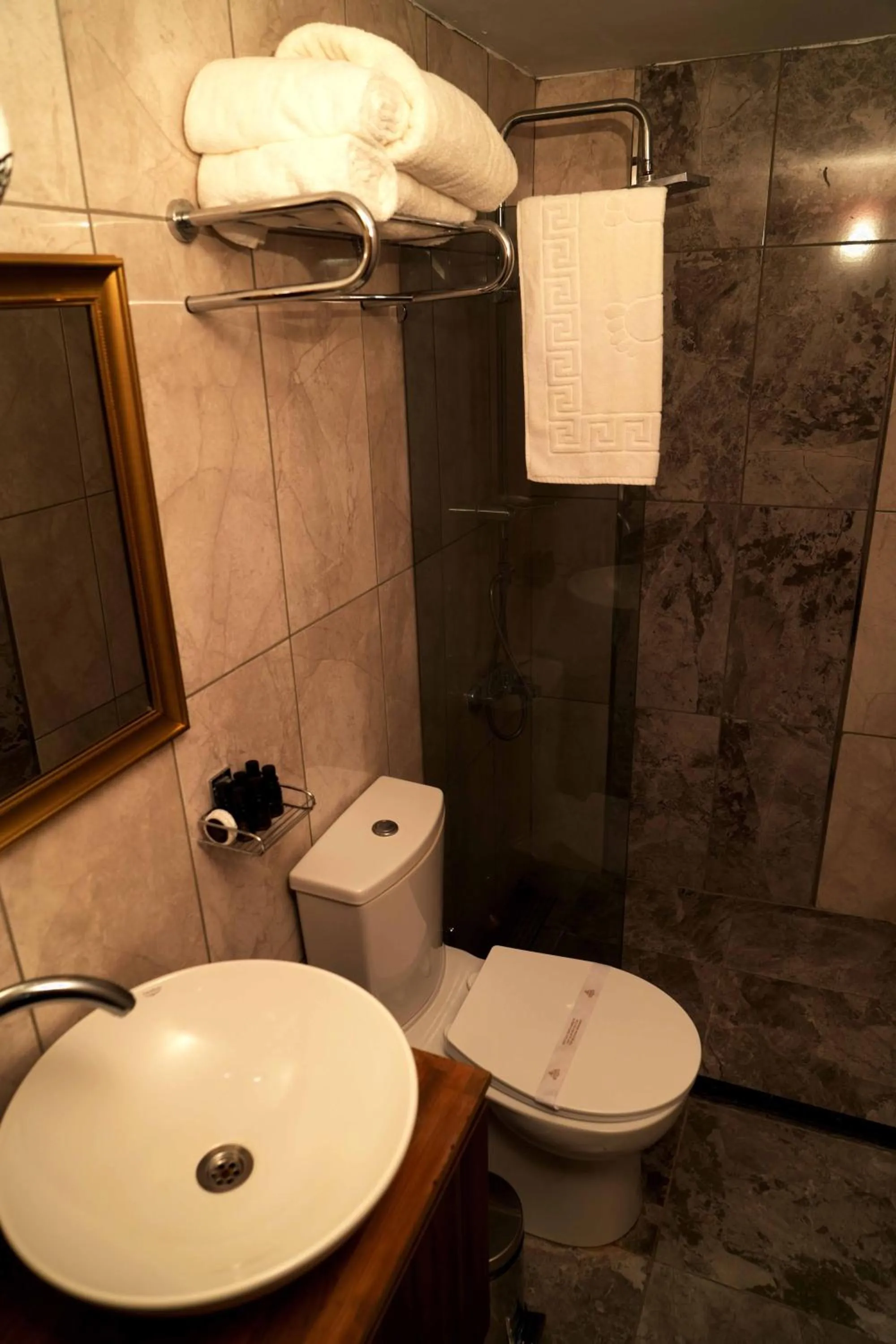 Shower in Rüstempaşa Kervansaray Hotel with Free Parking
