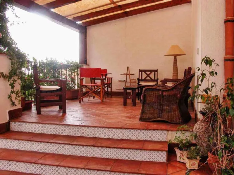 Garden in Punto de Vista B&B Makari