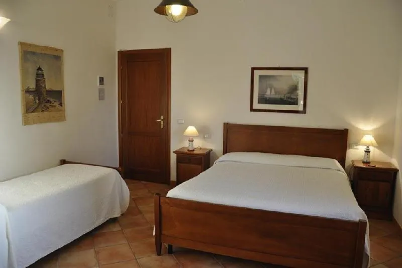 Bed in Punto de Vista B&B Makari