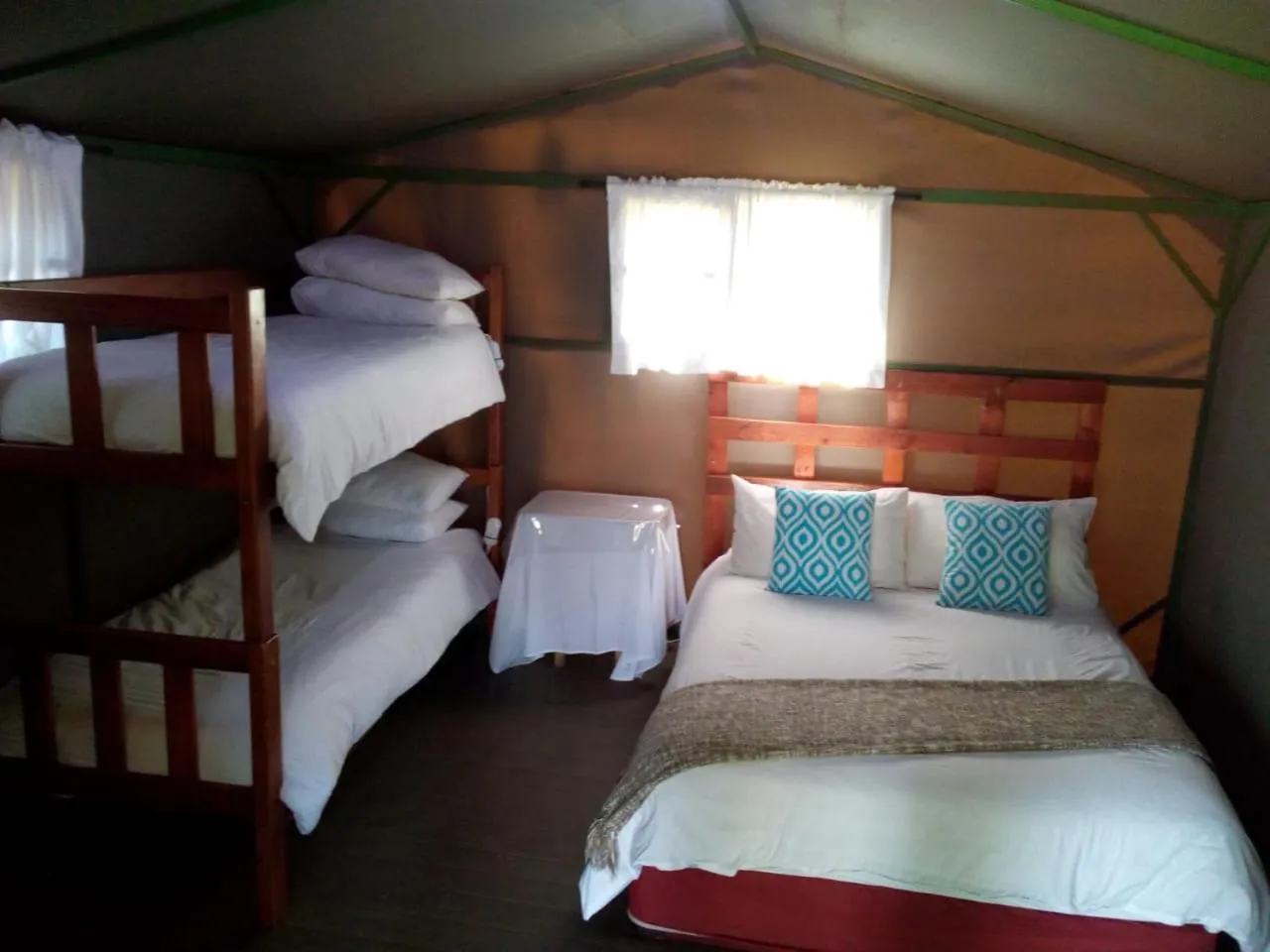 Bed in Sabie River Camp