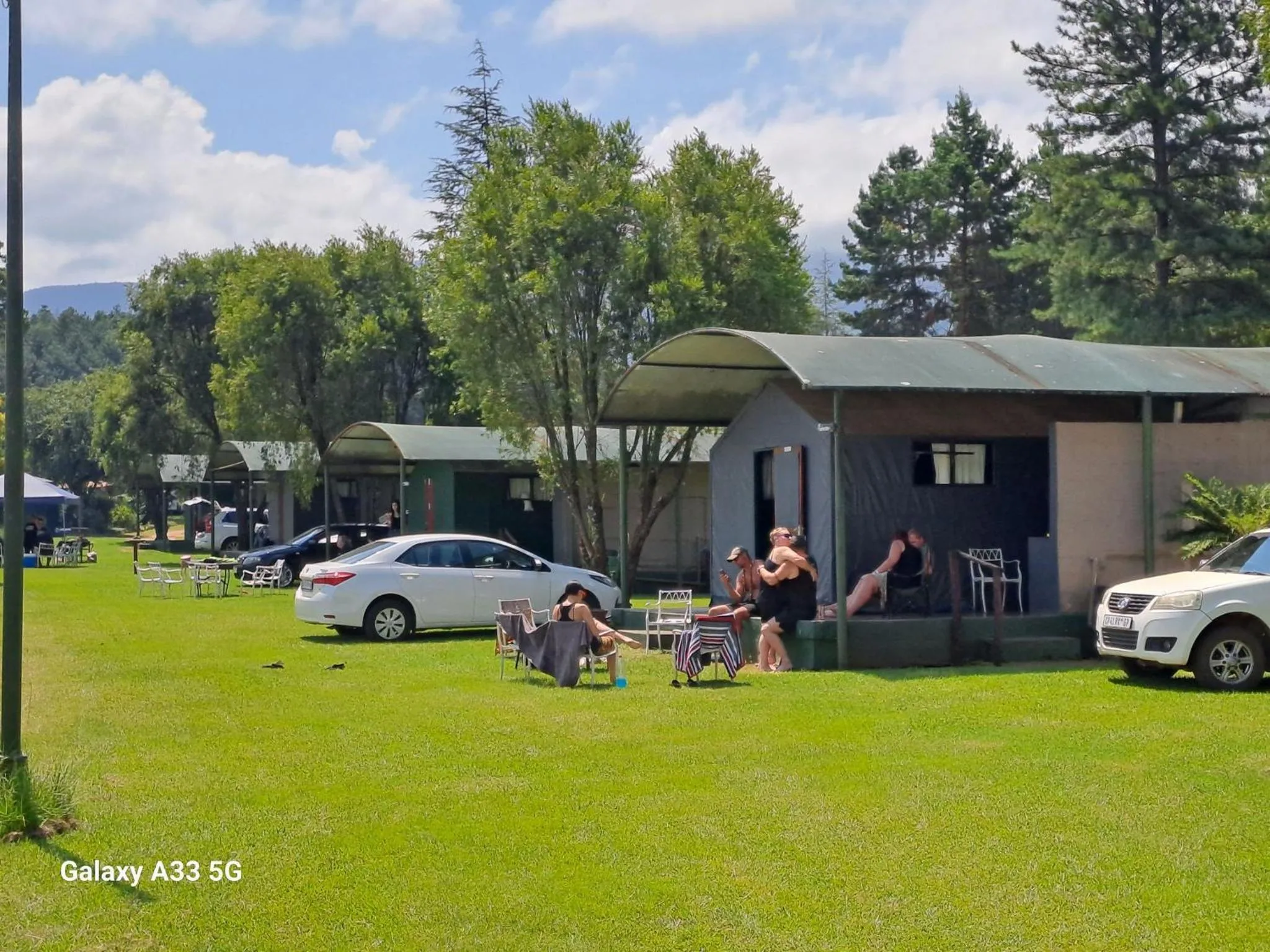 group of guests in Sabie River Camp