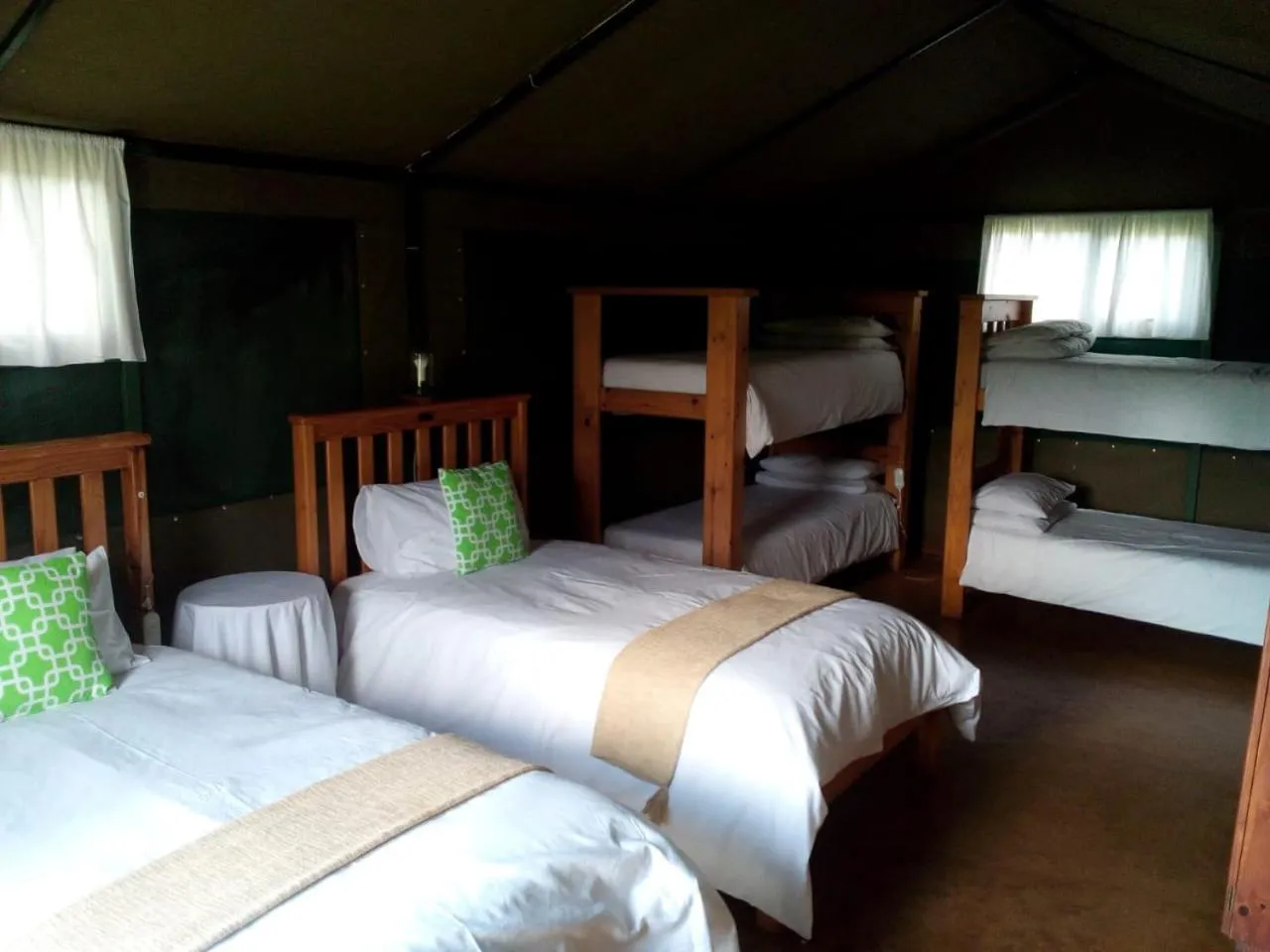 Bed in Sabie River Camp