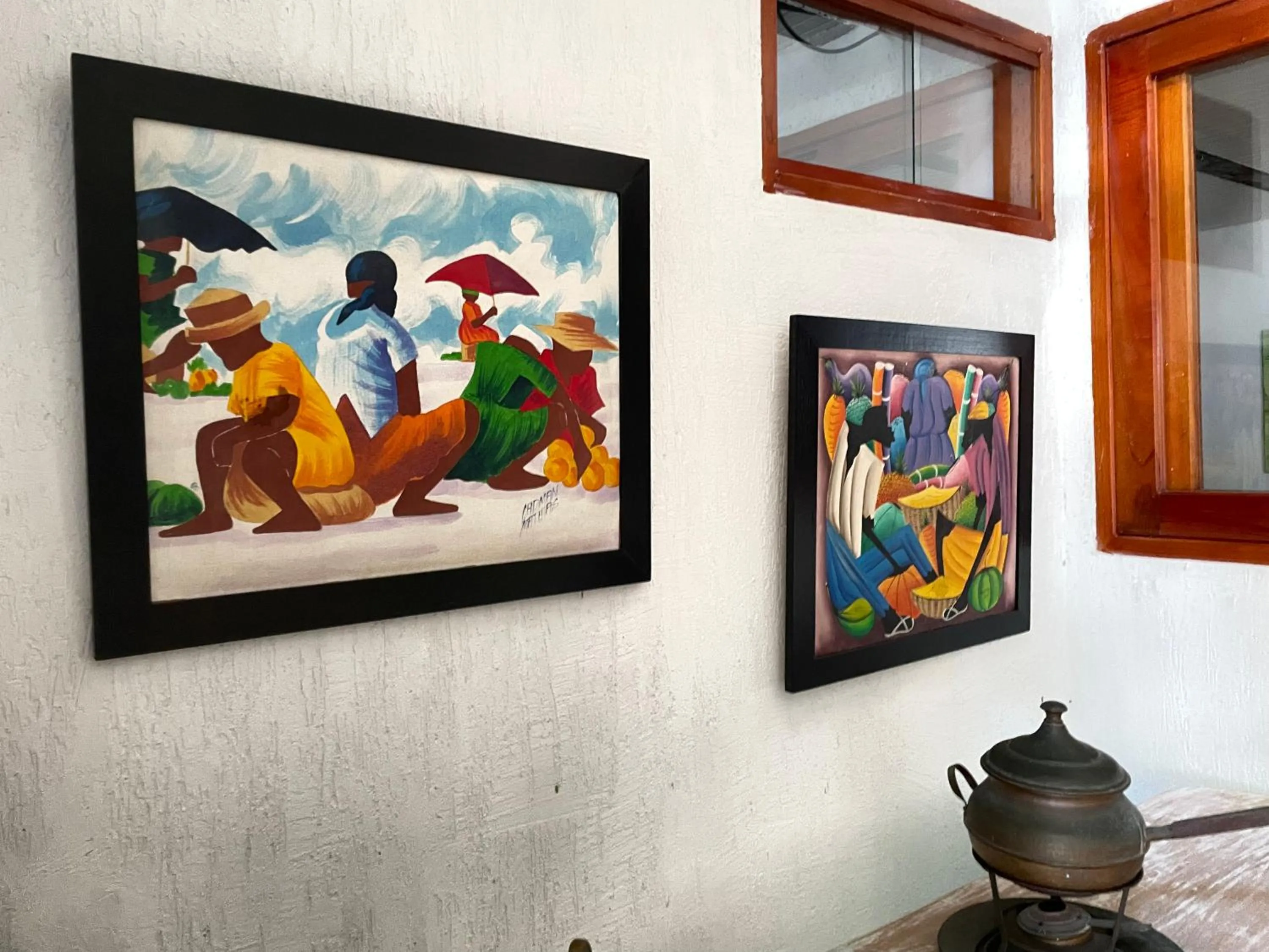 Decorative detail in Casa hotel Mateguadua