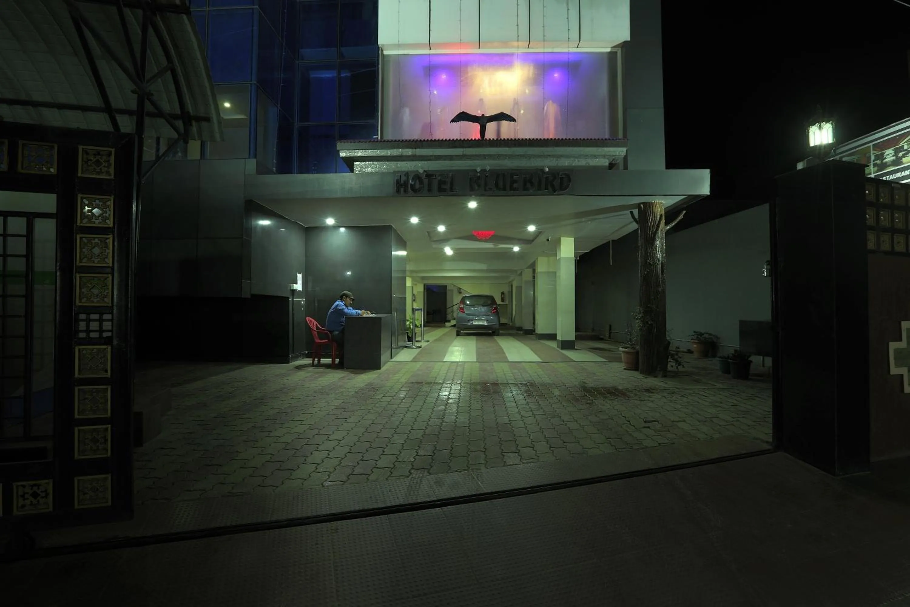 Night in Hotel Blue Bird, Nagaon