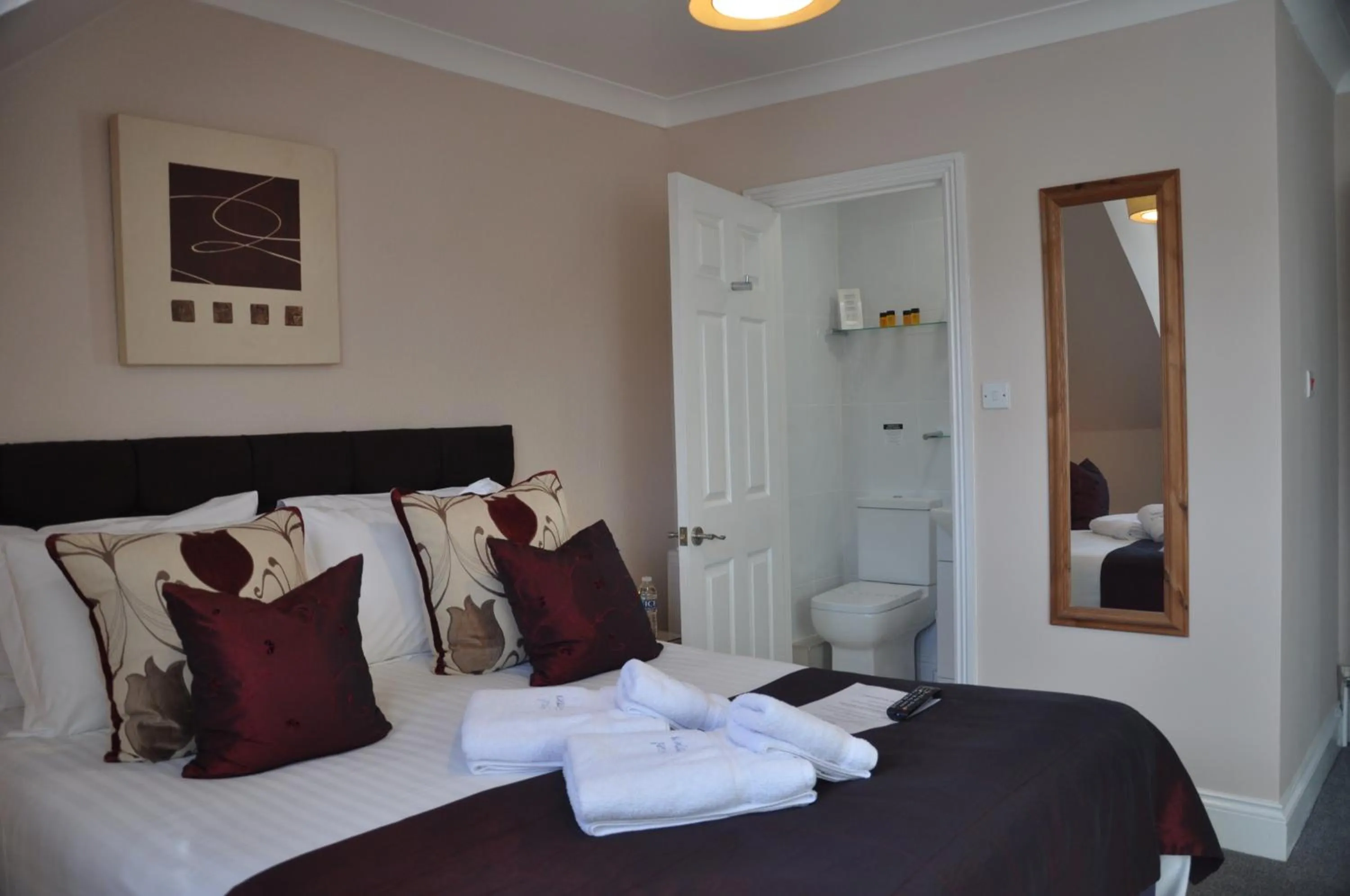 Bed in Hotel Peppers