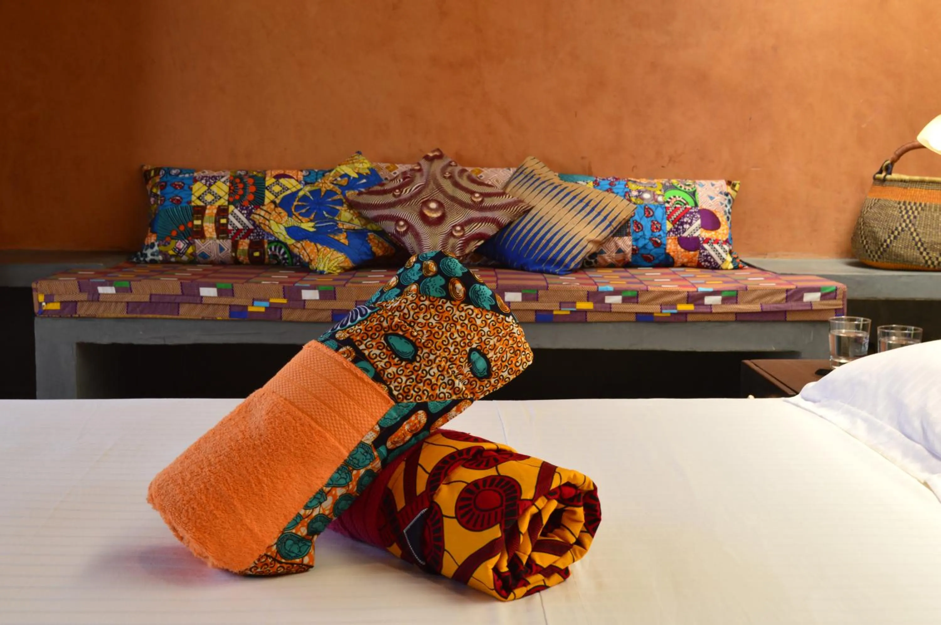 Bed in La Maison Bleue Lome