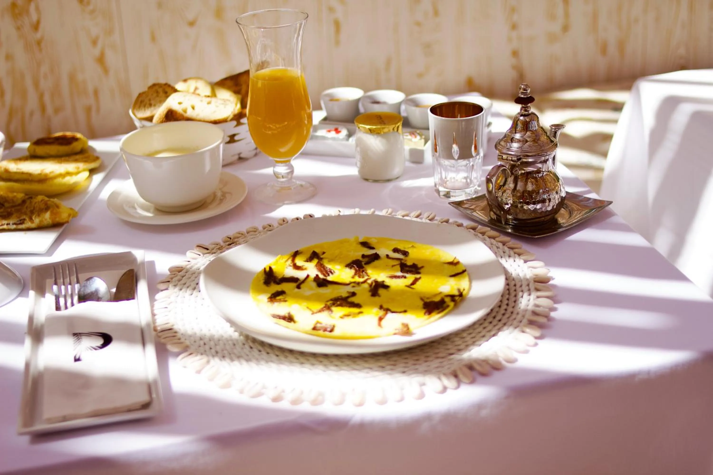 Breakfast in Les Palmiers Boutique Hôtel & Spa
