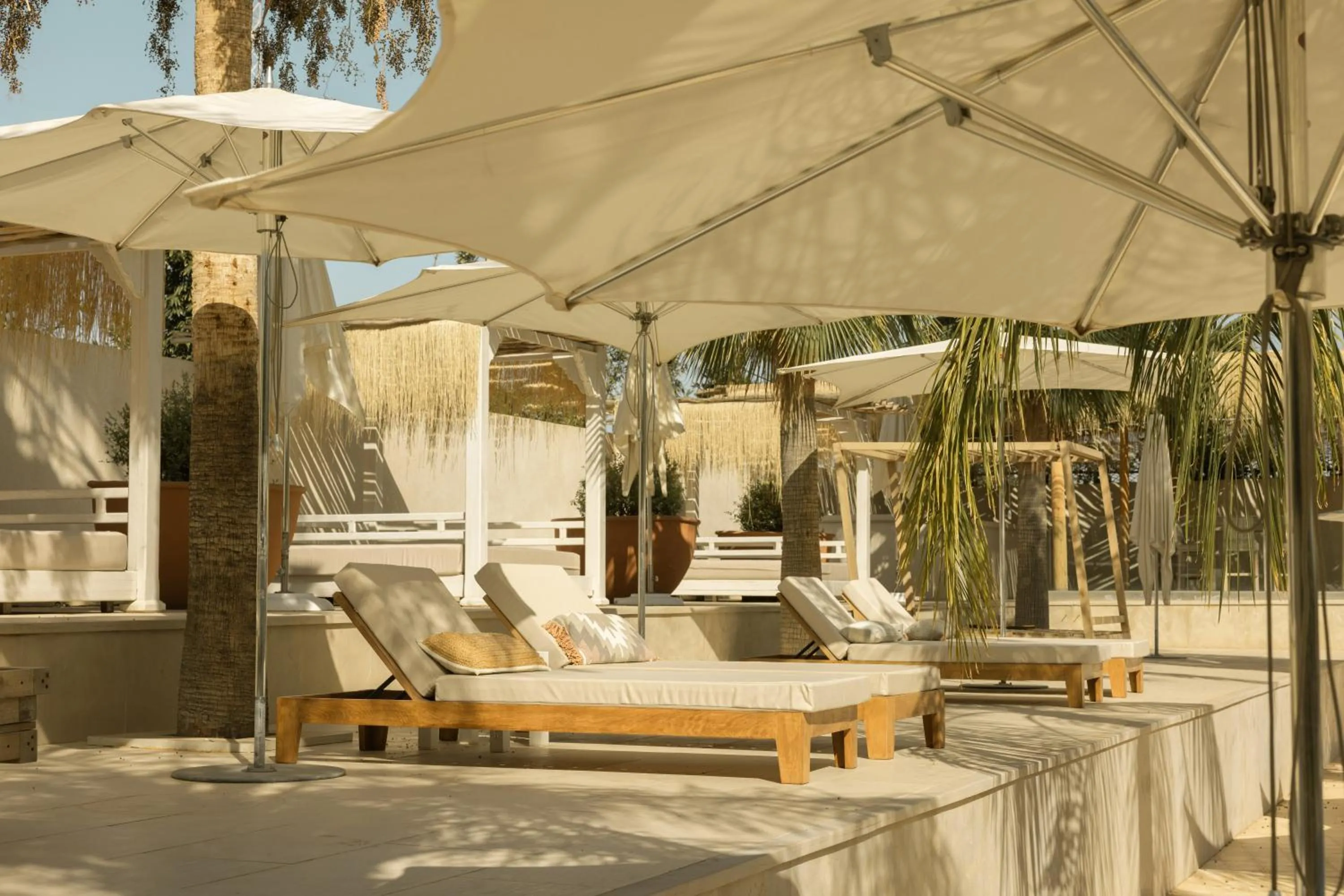 Swimming pool in Les Palmiers Boutique Hôtel & Spa