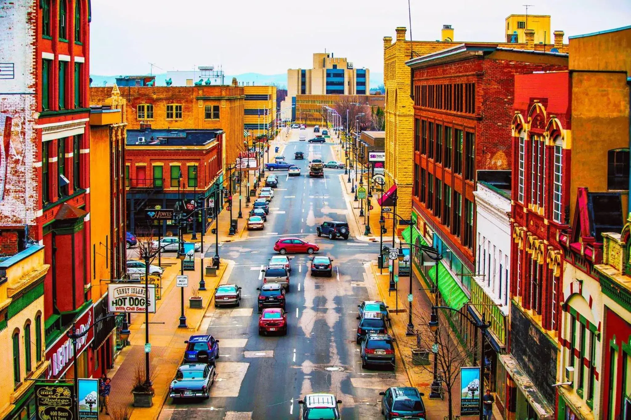 City view in Radisson Hotel La Crosse City view in Radisson Hotel La Crosse