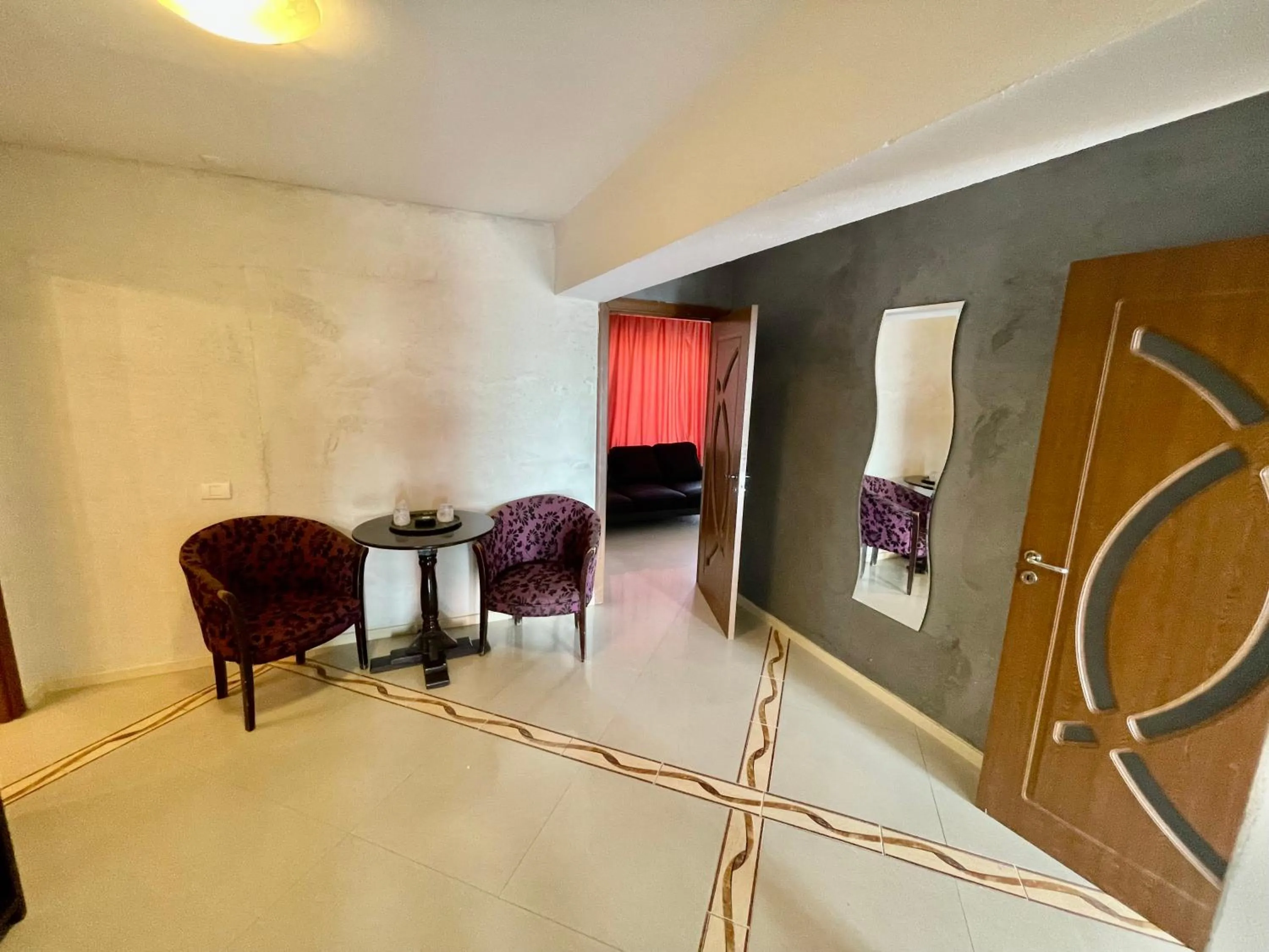 Living room in Hotel Mon Caprice