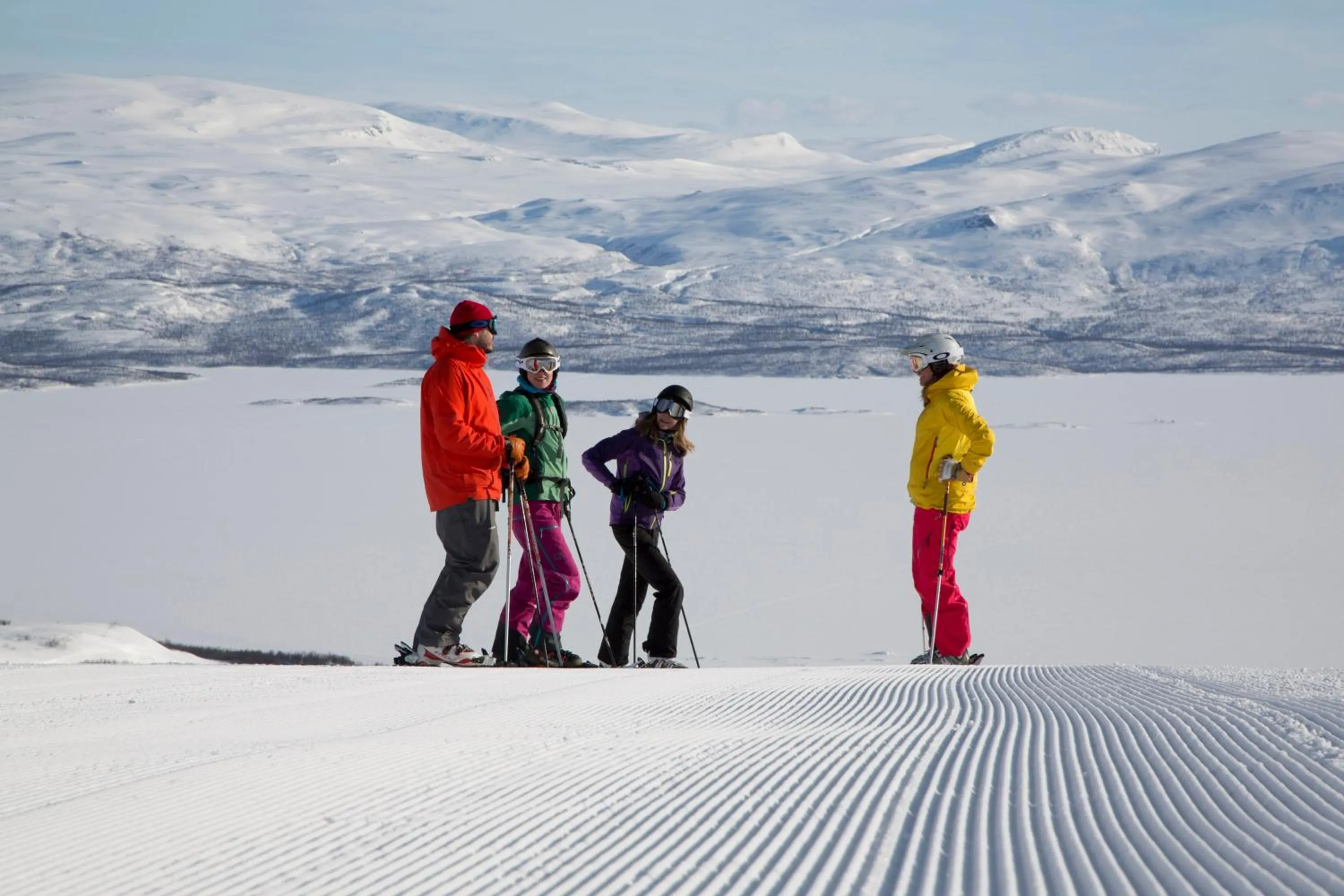 Skiing in Hotell Fjället
