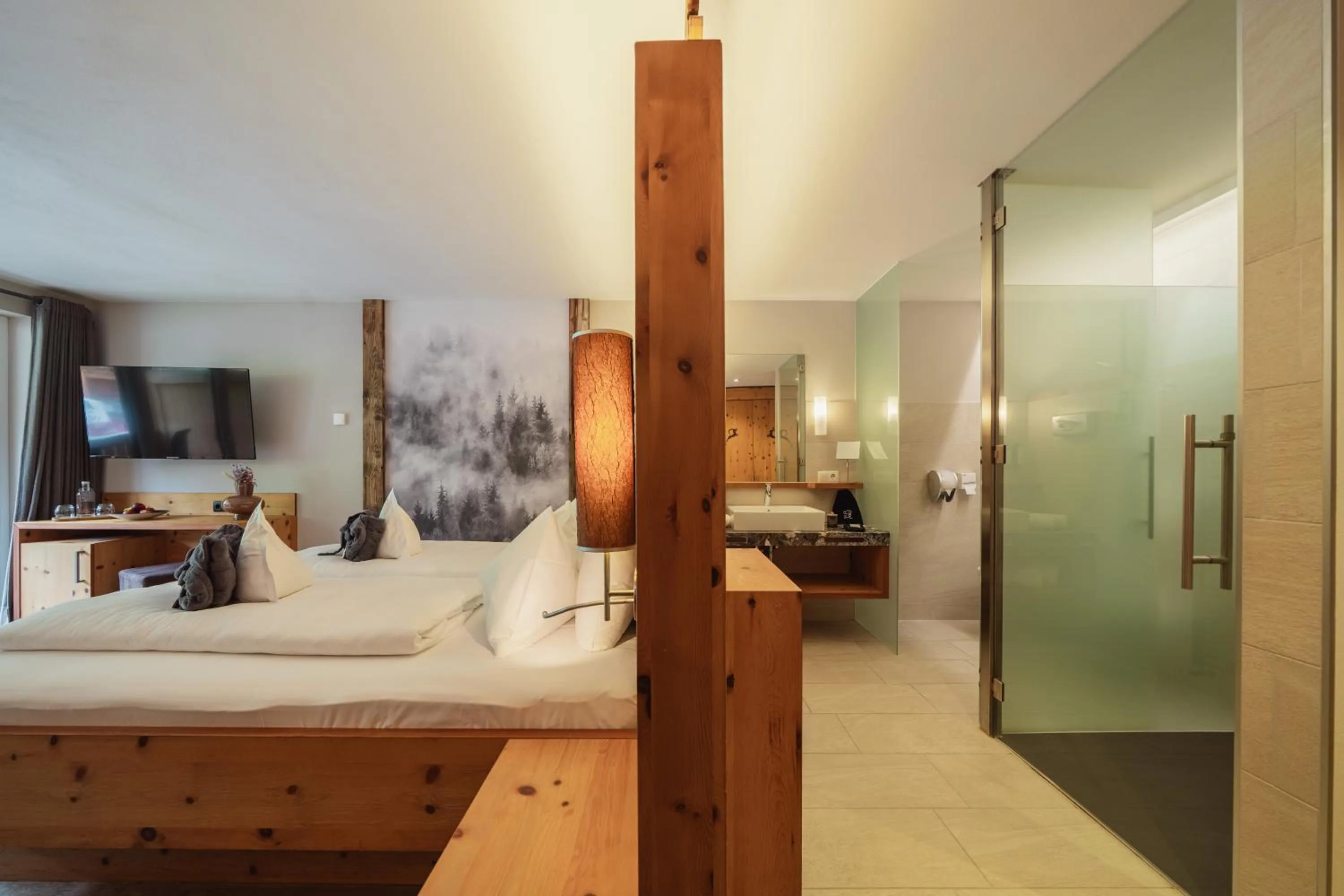 Bed in Montresor Hotel Pfeldererhof