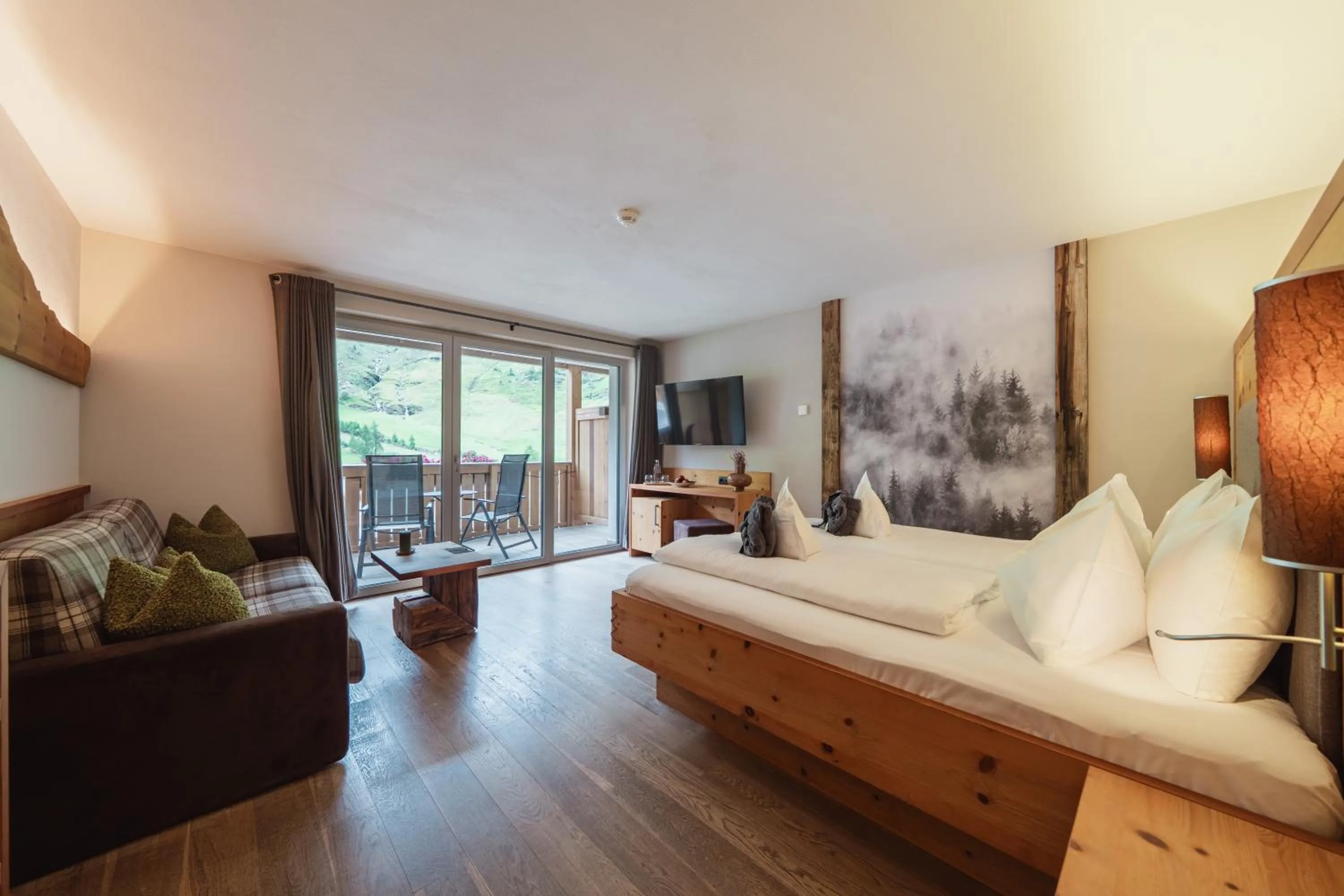 Bed in Montresor Hotel Pfeldererhof