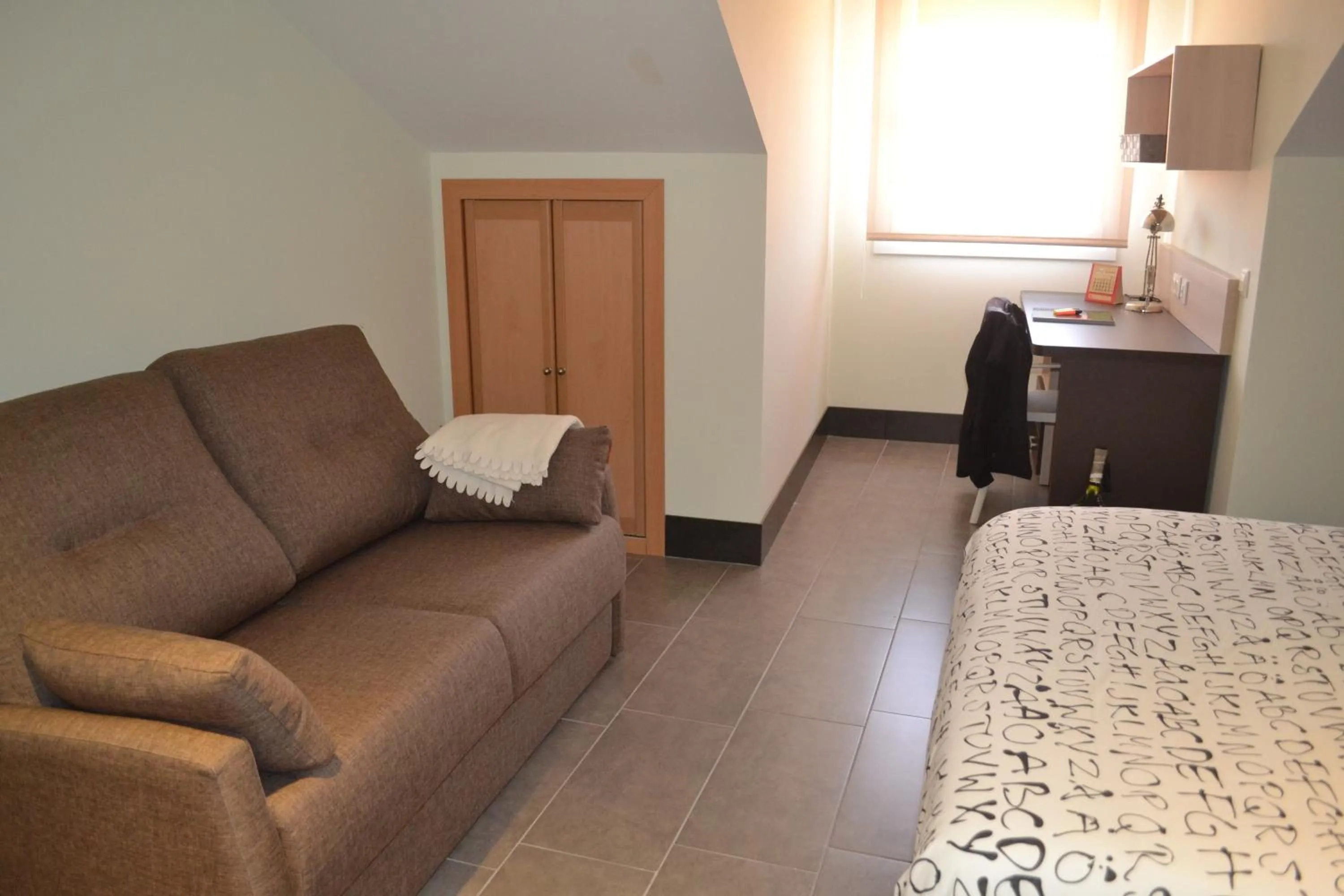 Bed in The Factory Residence Hall