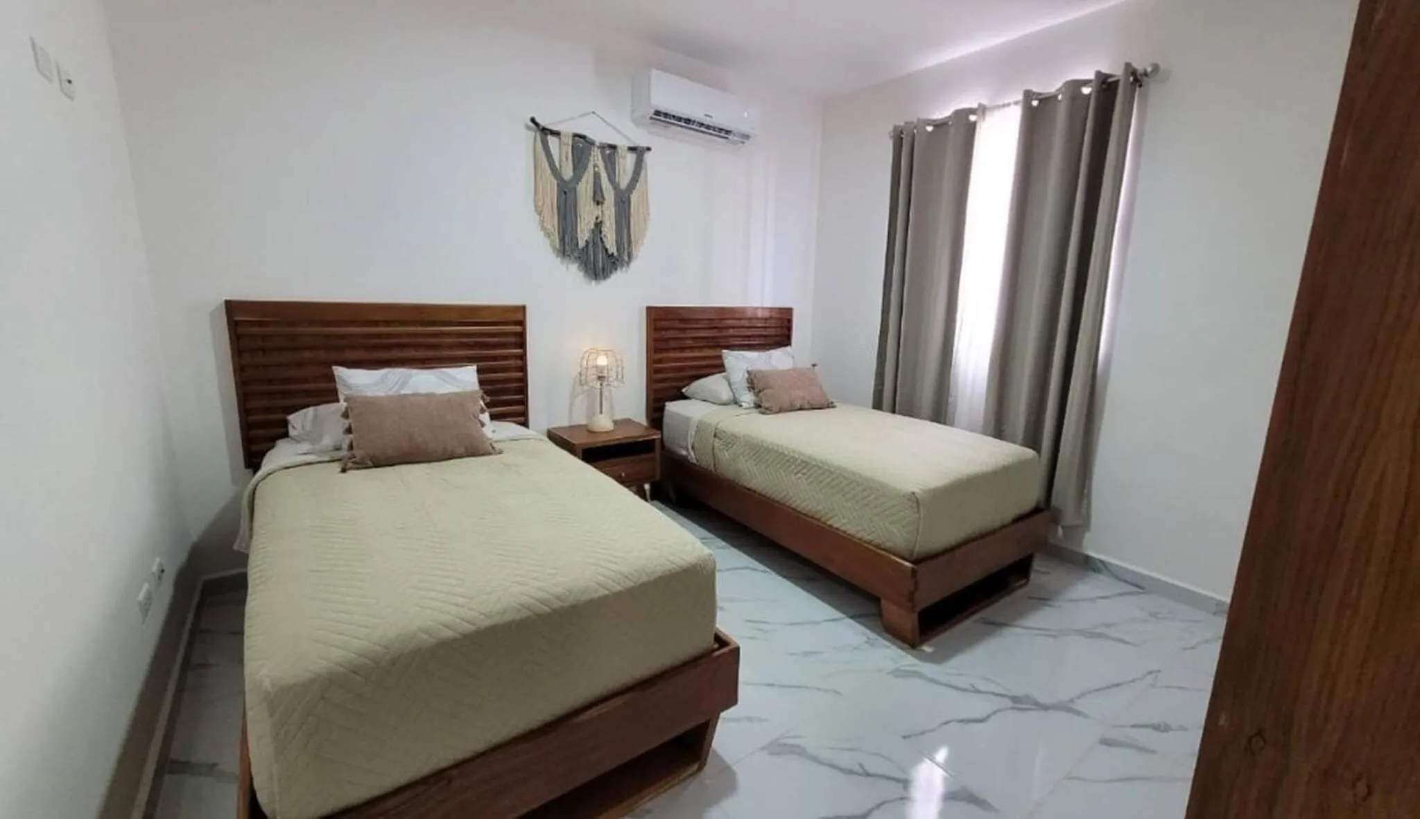 Bedroom, Bed in Moderno Departamento Vacacional En Playa