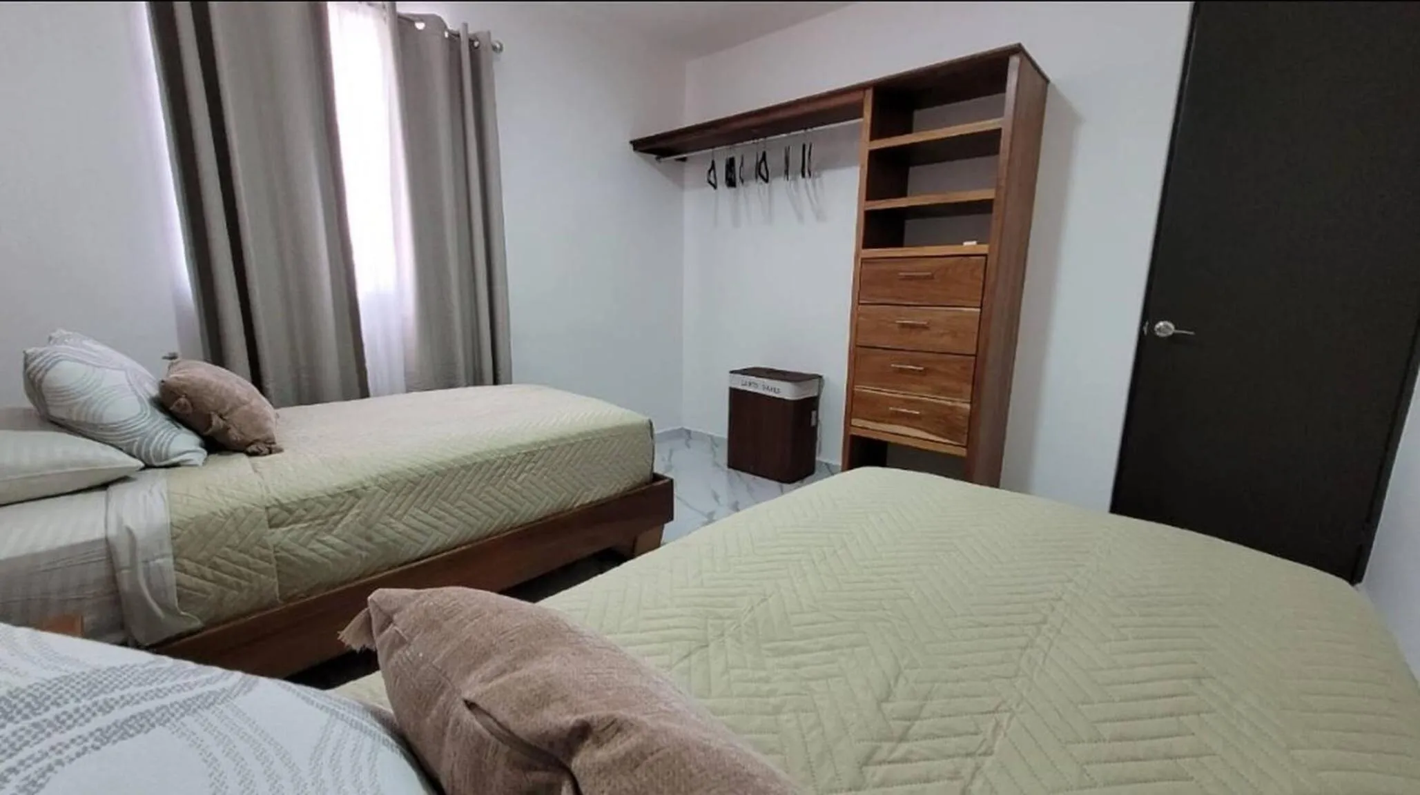 Bedroom, Bed in Moderno Departamento Vacacional En Playa