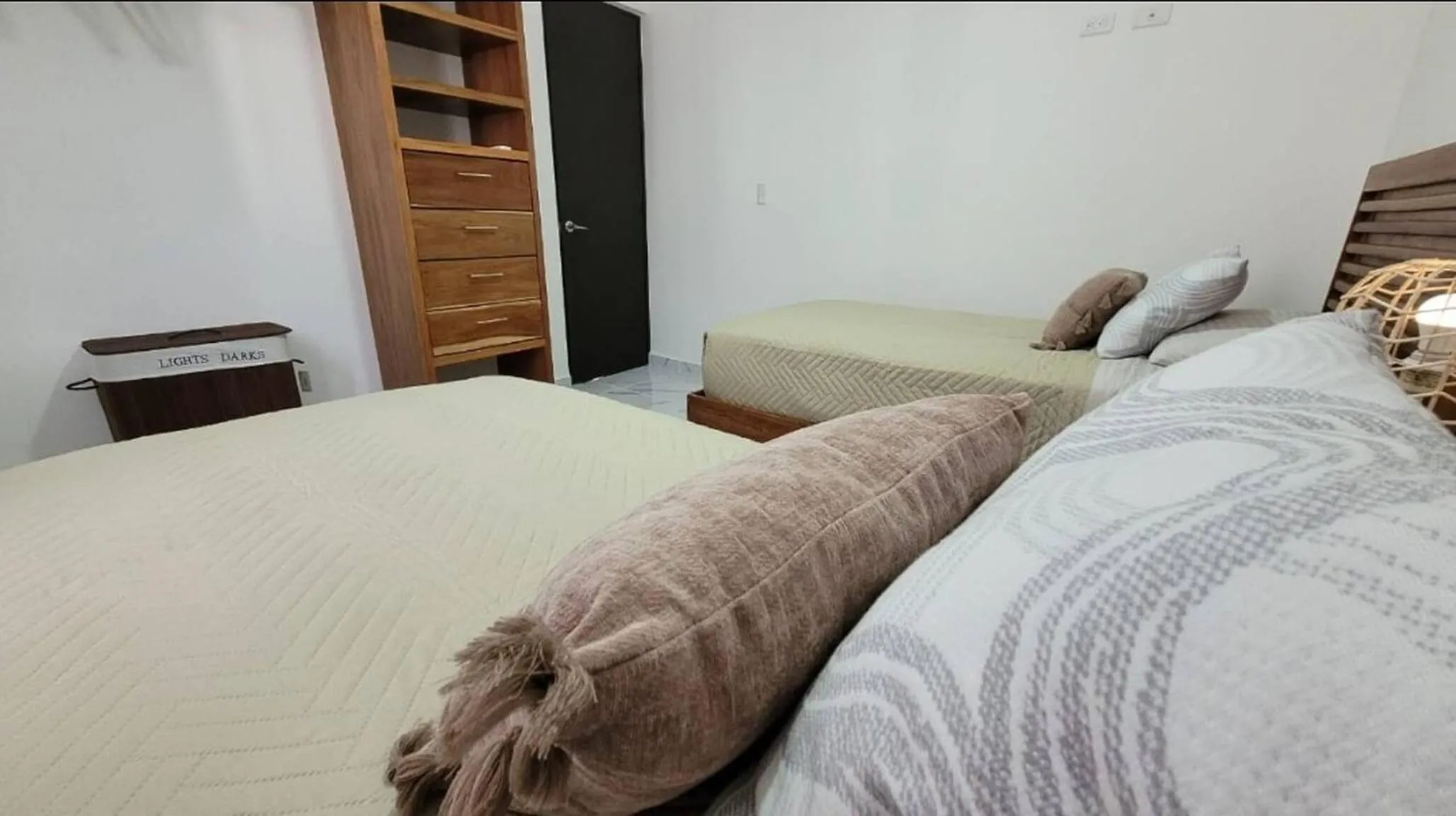 Bedroom, Bed in Moderno Departamento Vacacional En Playa