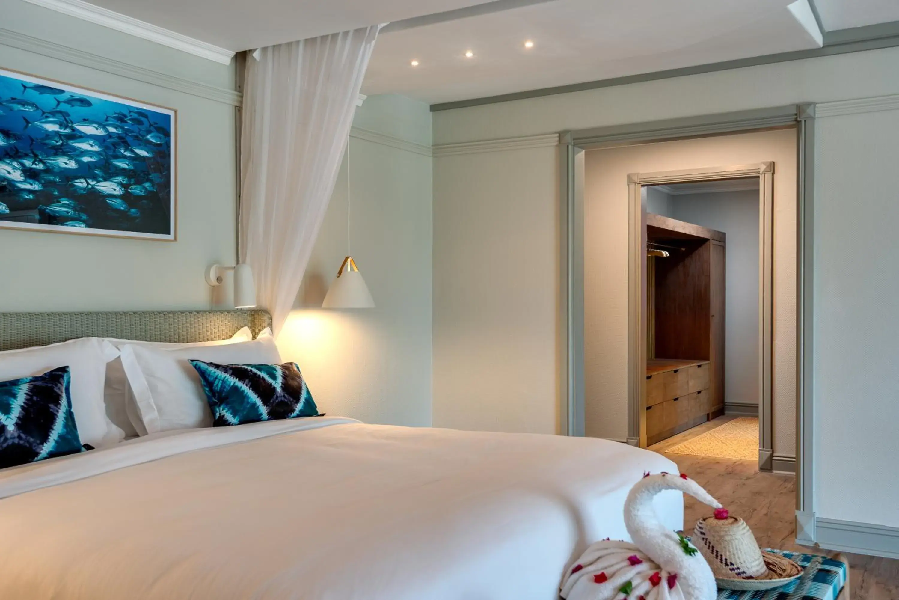 Bed in Anantara Bazaruto Island Resort Bed in Anantara Bazaruto Island Resort